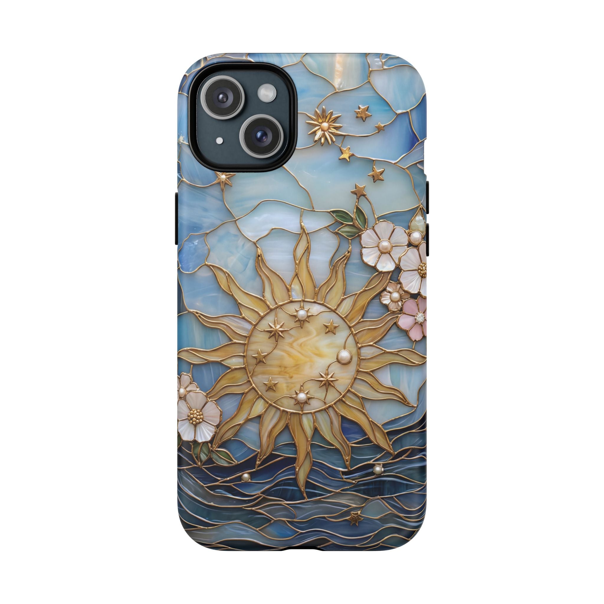Stained Glass Sun & Sea MagSafe iPhone Case