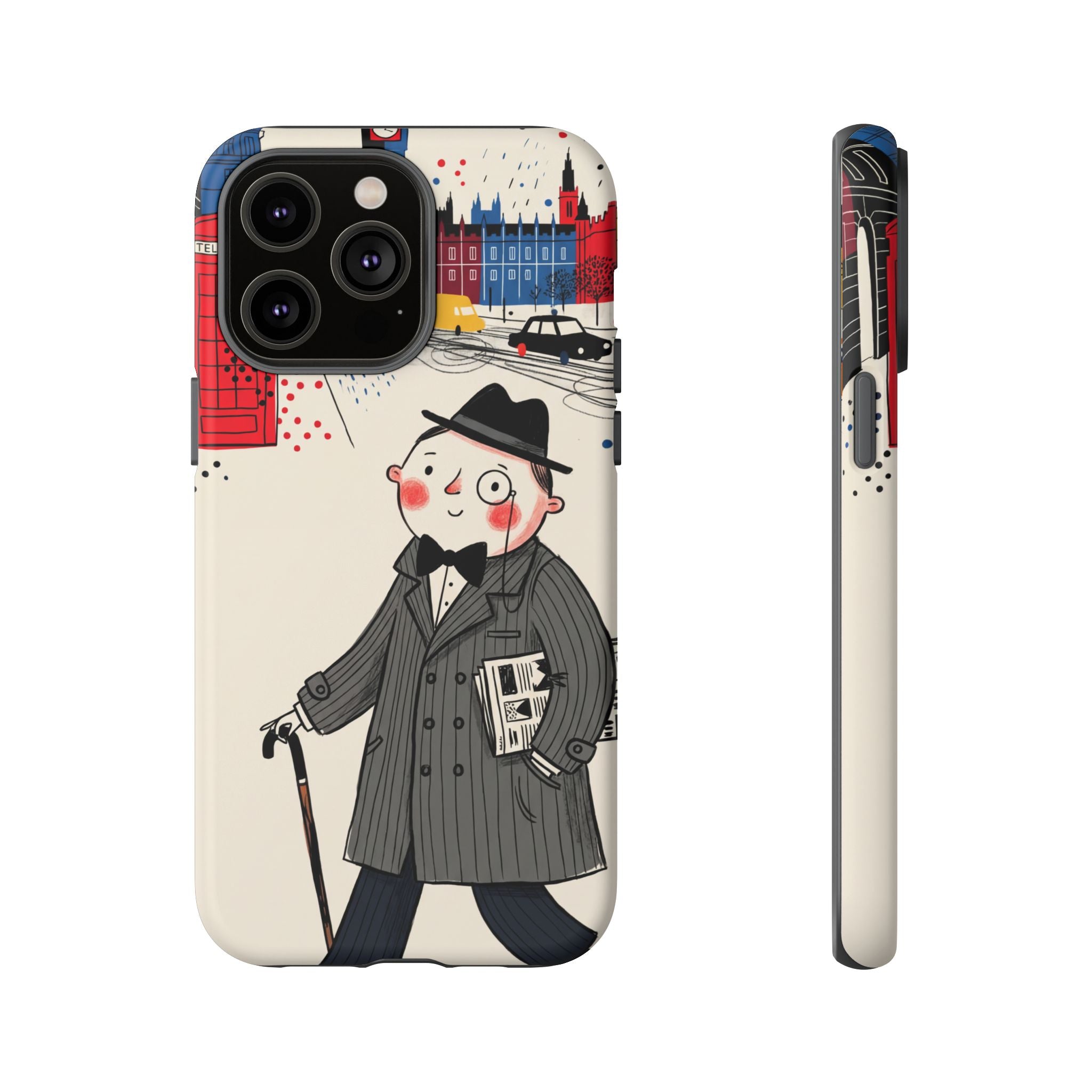 Detective in London iPhone Case