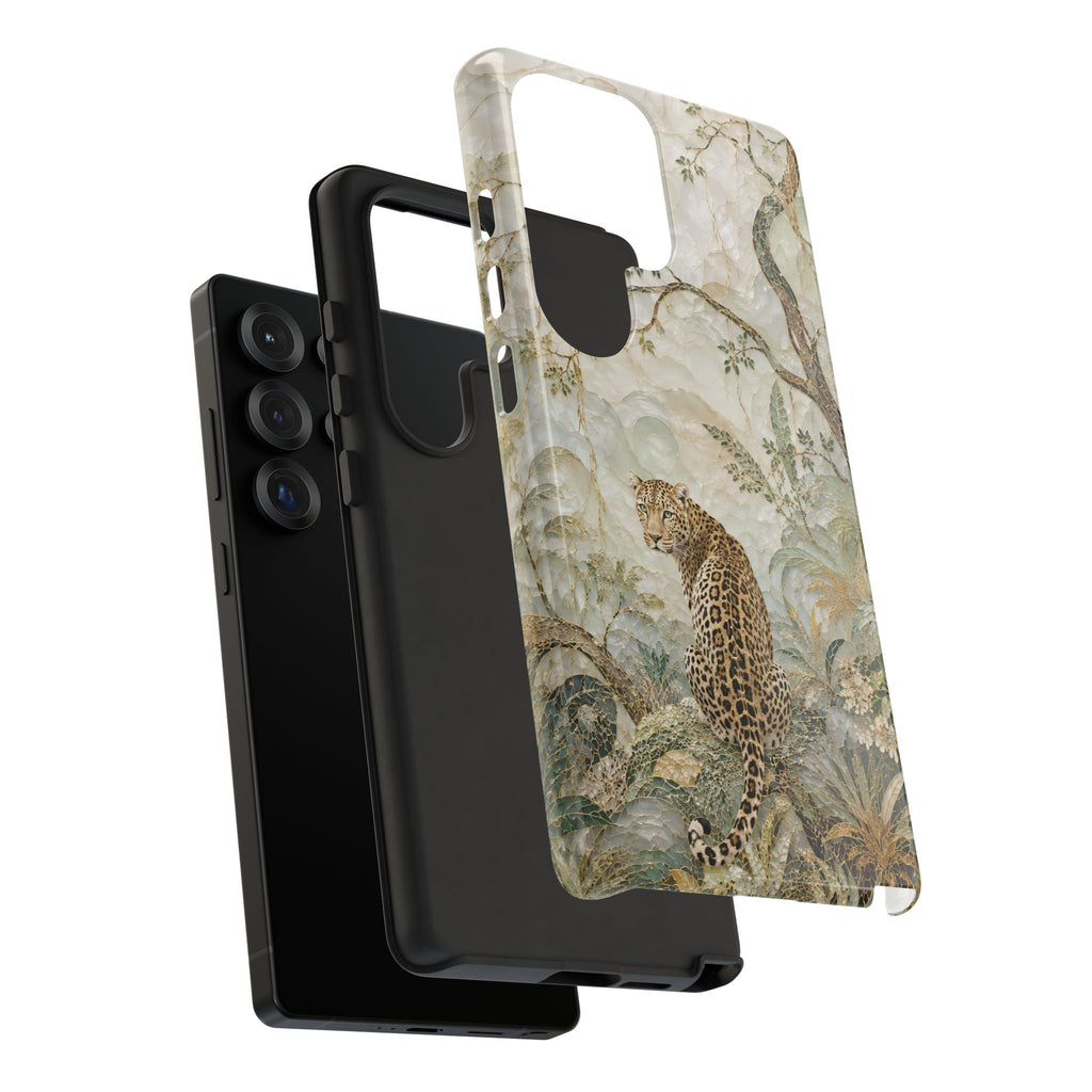 Leopard Floral Samsung Galaxy Phone Case | Vintage BotanicaliPhone Case