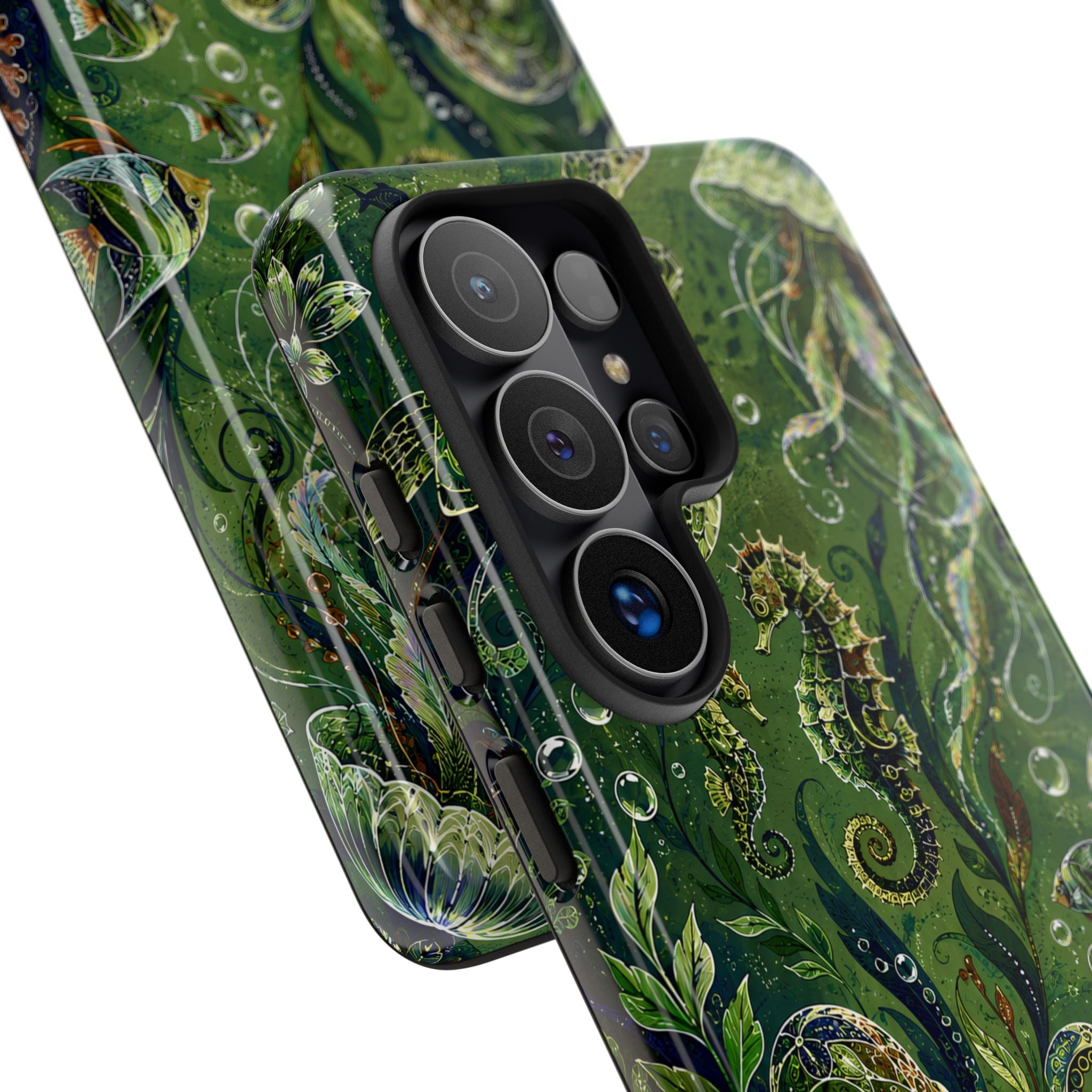 Octopus Tough Samsung Galaxy Phone Case | Jewel Green Ocean Animal Cover