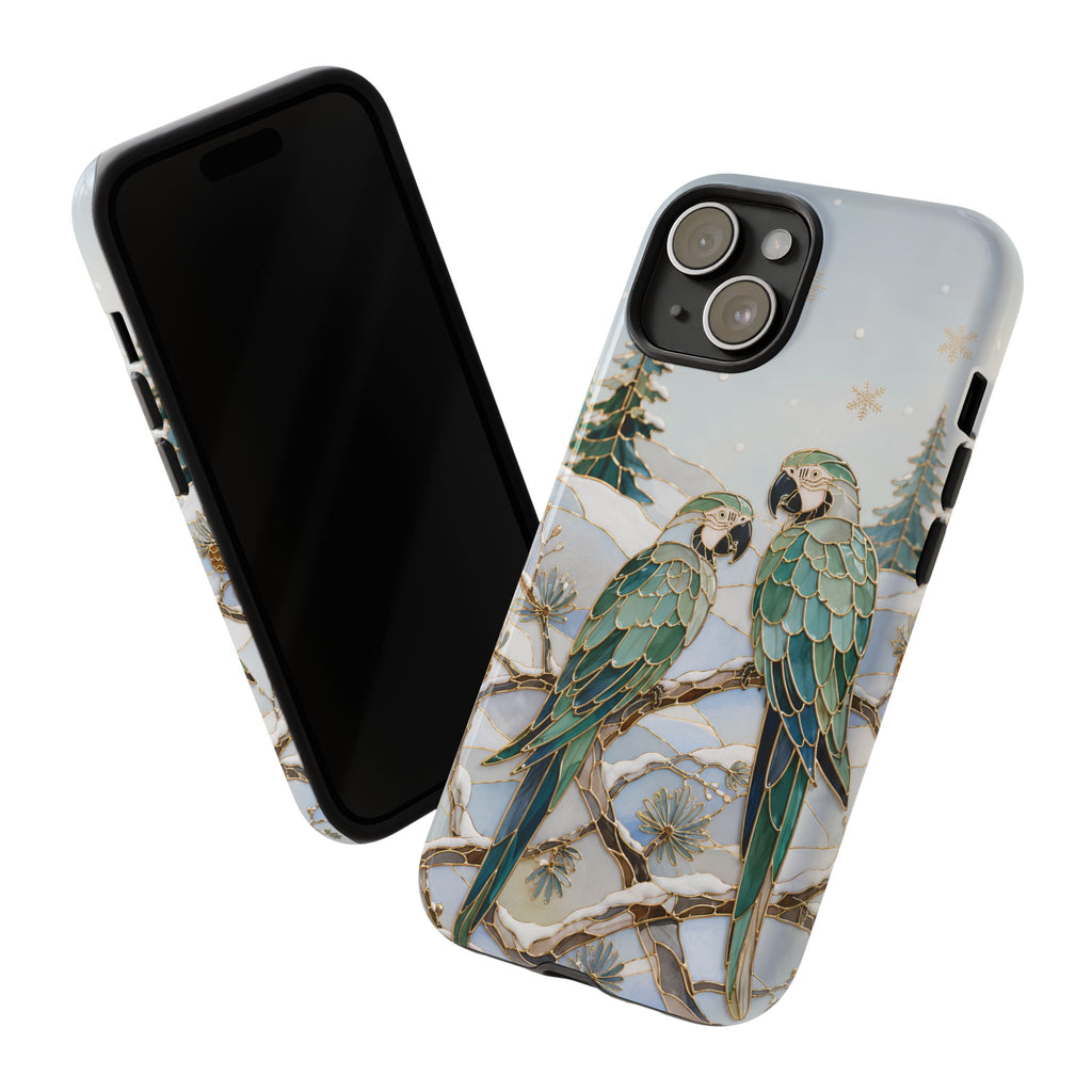 Parrot iPhone Case | Winter Bird iPhone Case