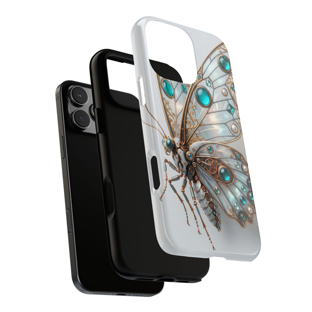 Butterfly Gem Phone Case — Steampunk Teal Jewel iPhone Case