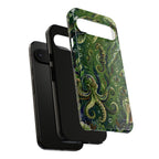 Octopus Tough Google Pixel Phone Case | Jewel Green Ocean Animal Cover