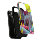Neon Dreamscape Forest iPhone Case
