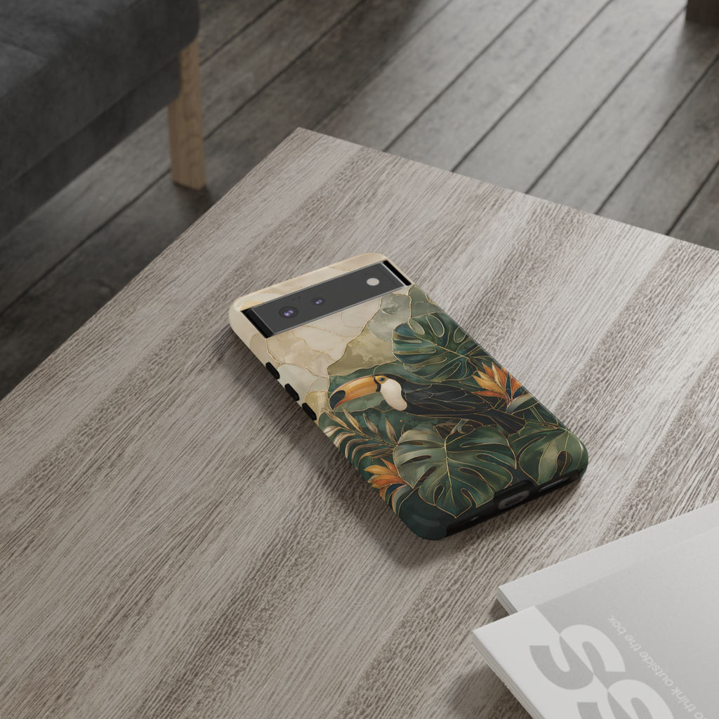 Toucan Google Pixel Phone Case | Tropical Bird Phone Cover