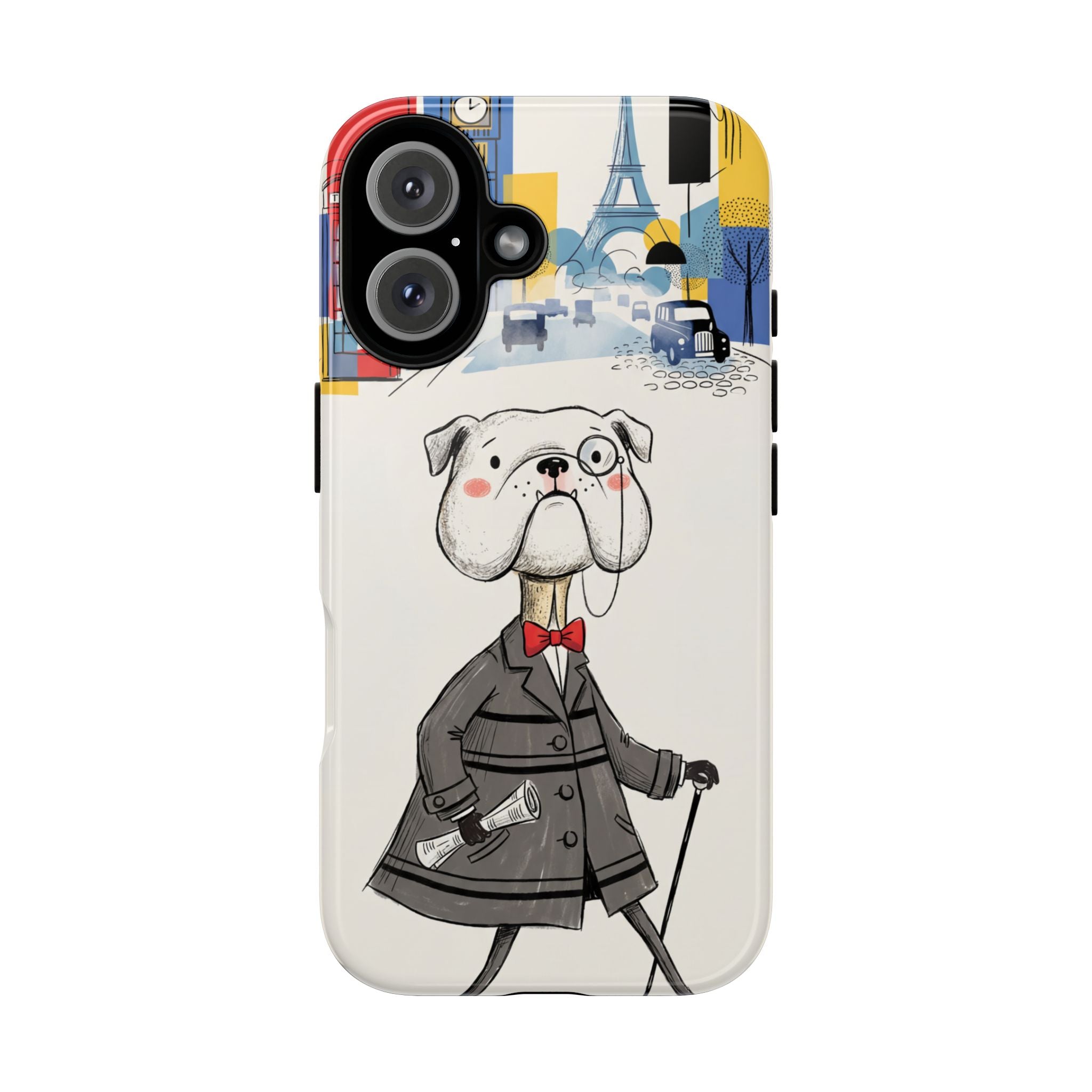 Vintage Dapper Gentleman Bulldog Google Pixel Phone Case
