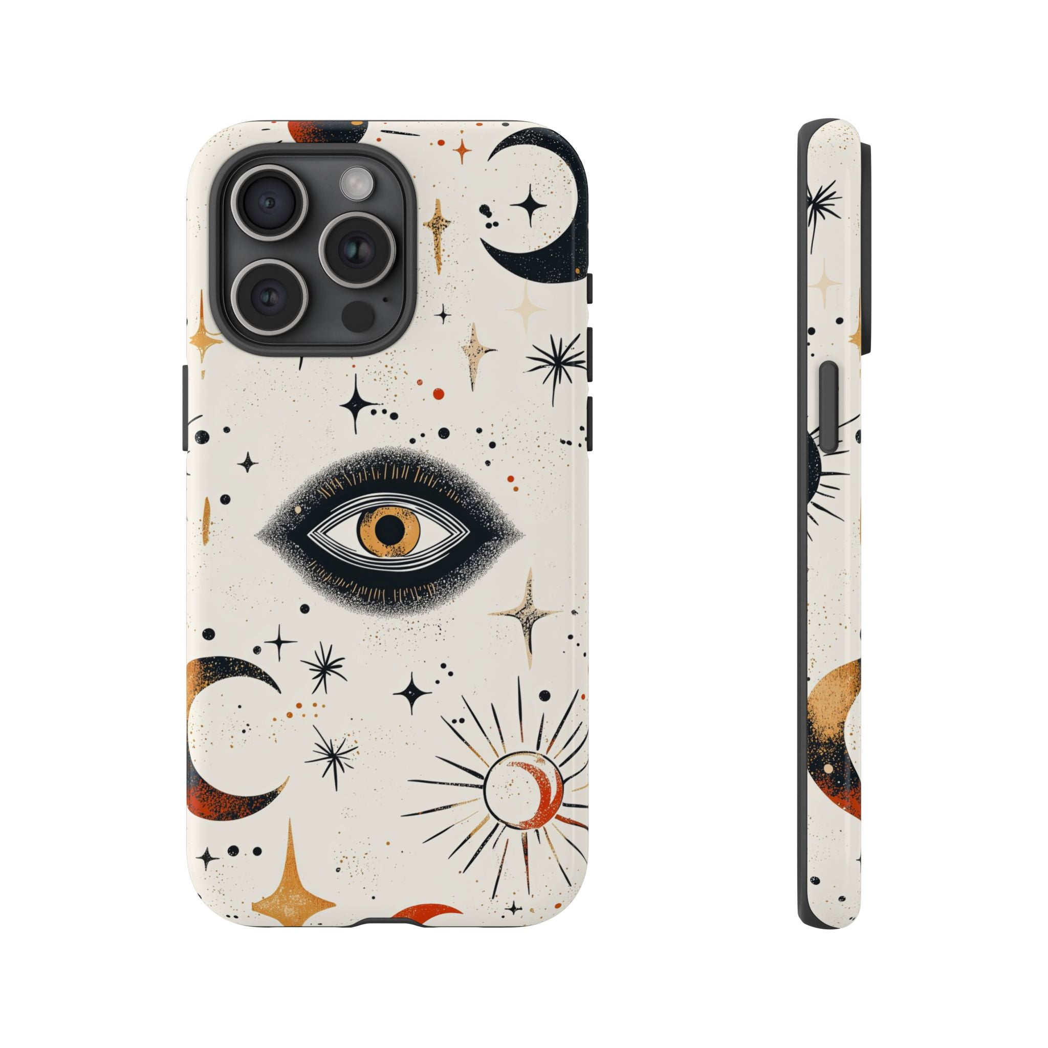 Mystic Eye iPhone Case | Celestial Moon & Star