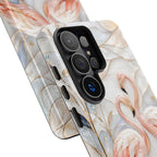 Flamingo Samsung Galaxy Phone Case | Stained Glass Bird Art