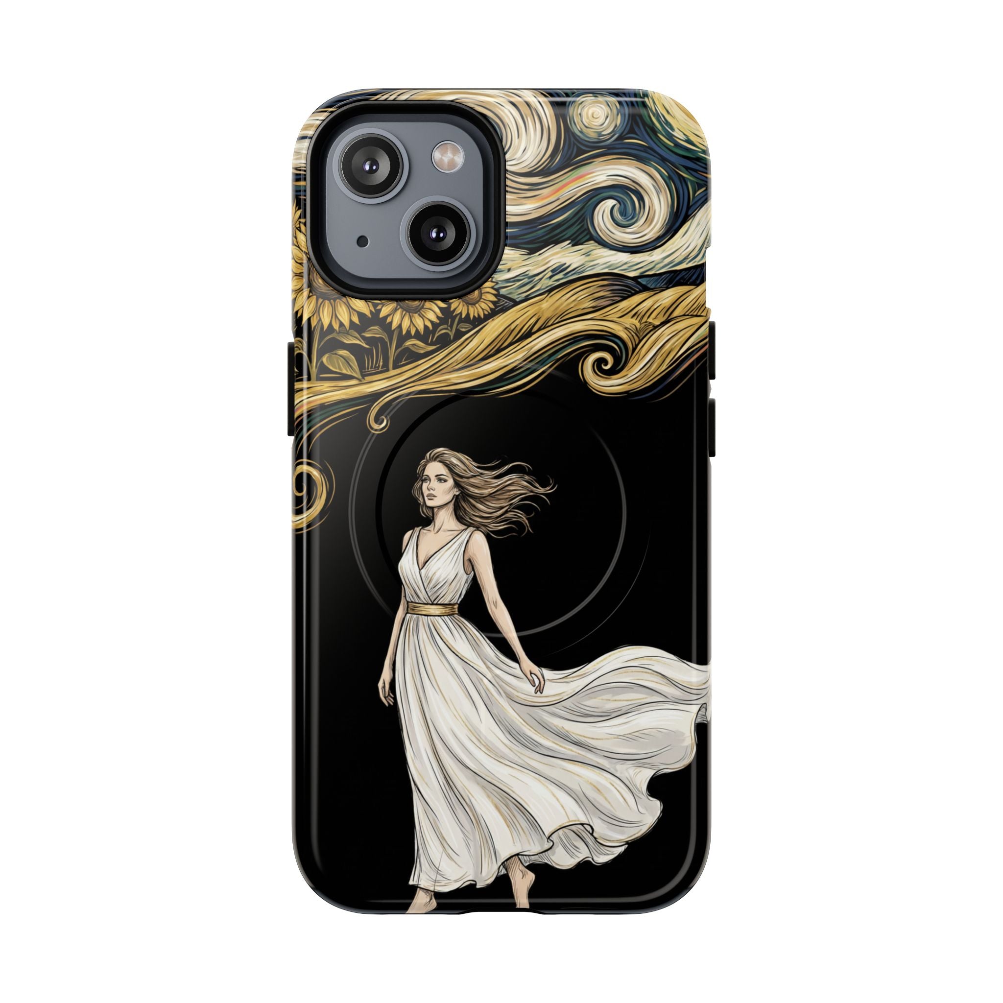 Grecian Muse MagSafe iPhone Case | Artistic Goddess Protective Case