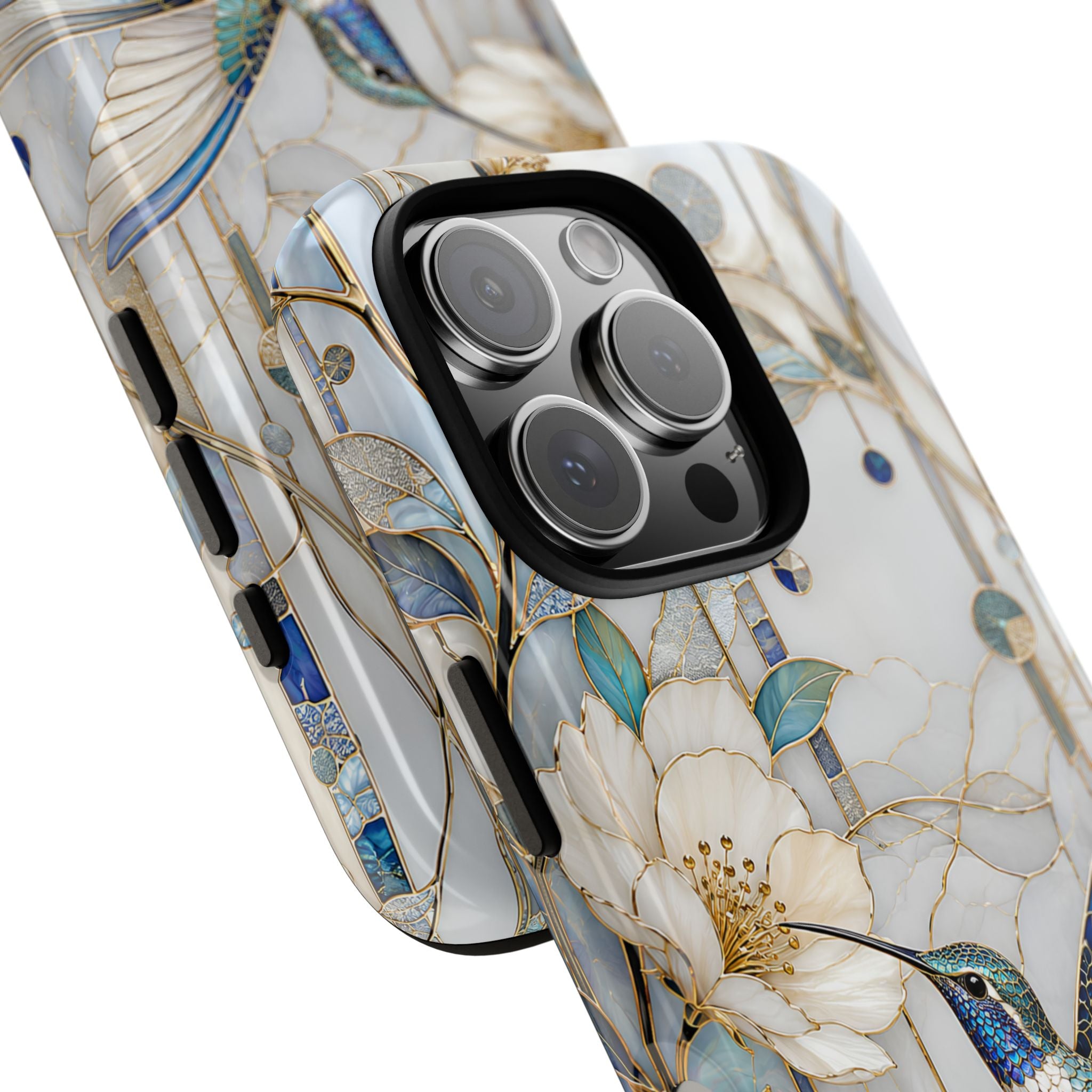 Hummingbird Magnolia iPhone Case | Floral Bird iPhone Case