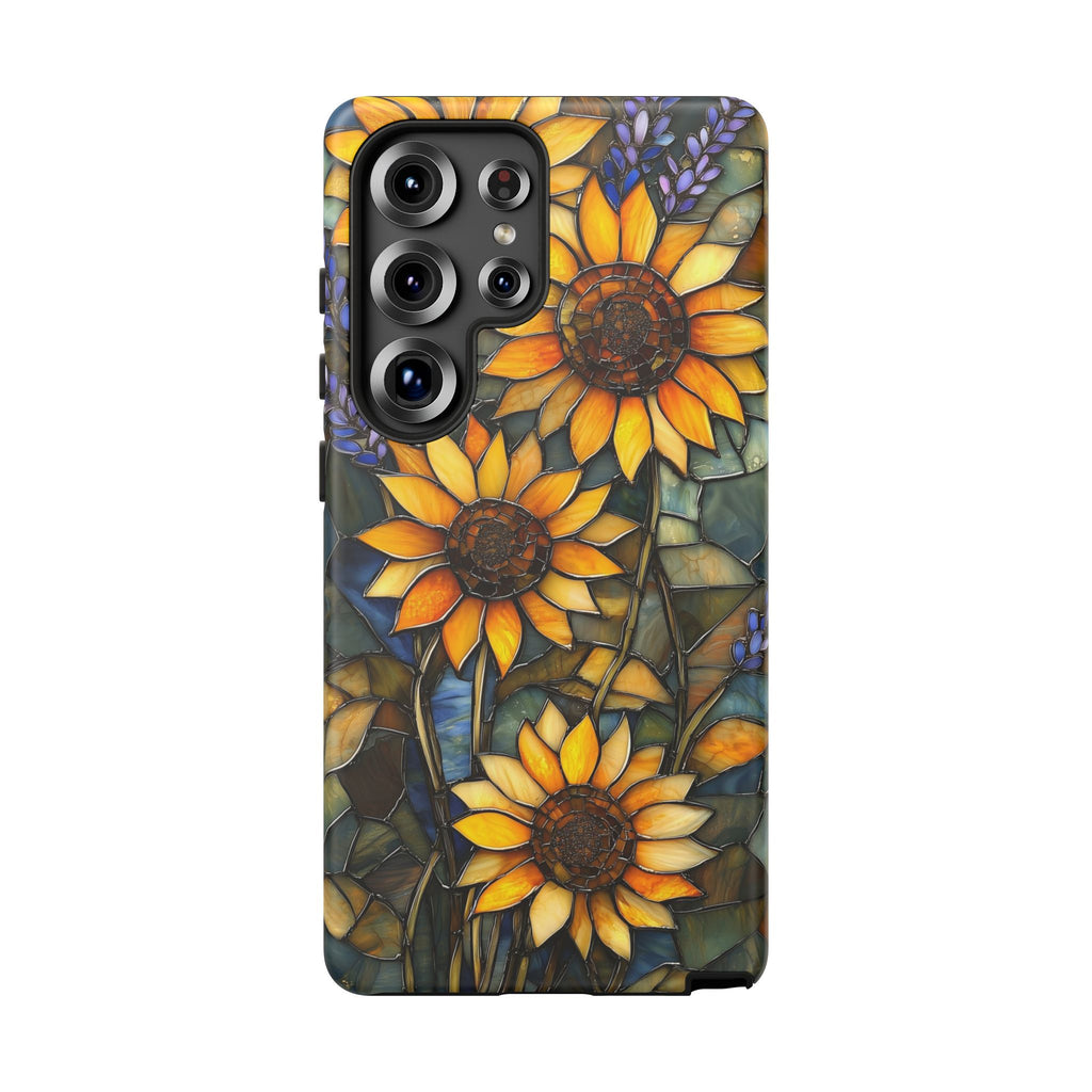 Sunflower Stained Glass Samsung Galaxy Case