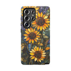 Sunflower Stained Glass Samsung Galaxy Case