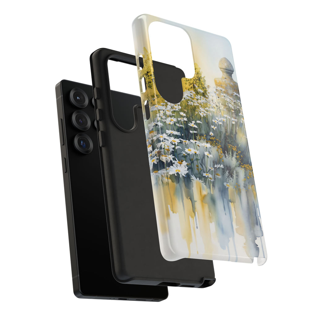 Watercolor Floral Daisy Garden Samsung Galaxy Phone Case