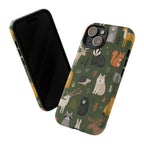 Woodland Animals iPhone Case | Forest Creature Art Cover