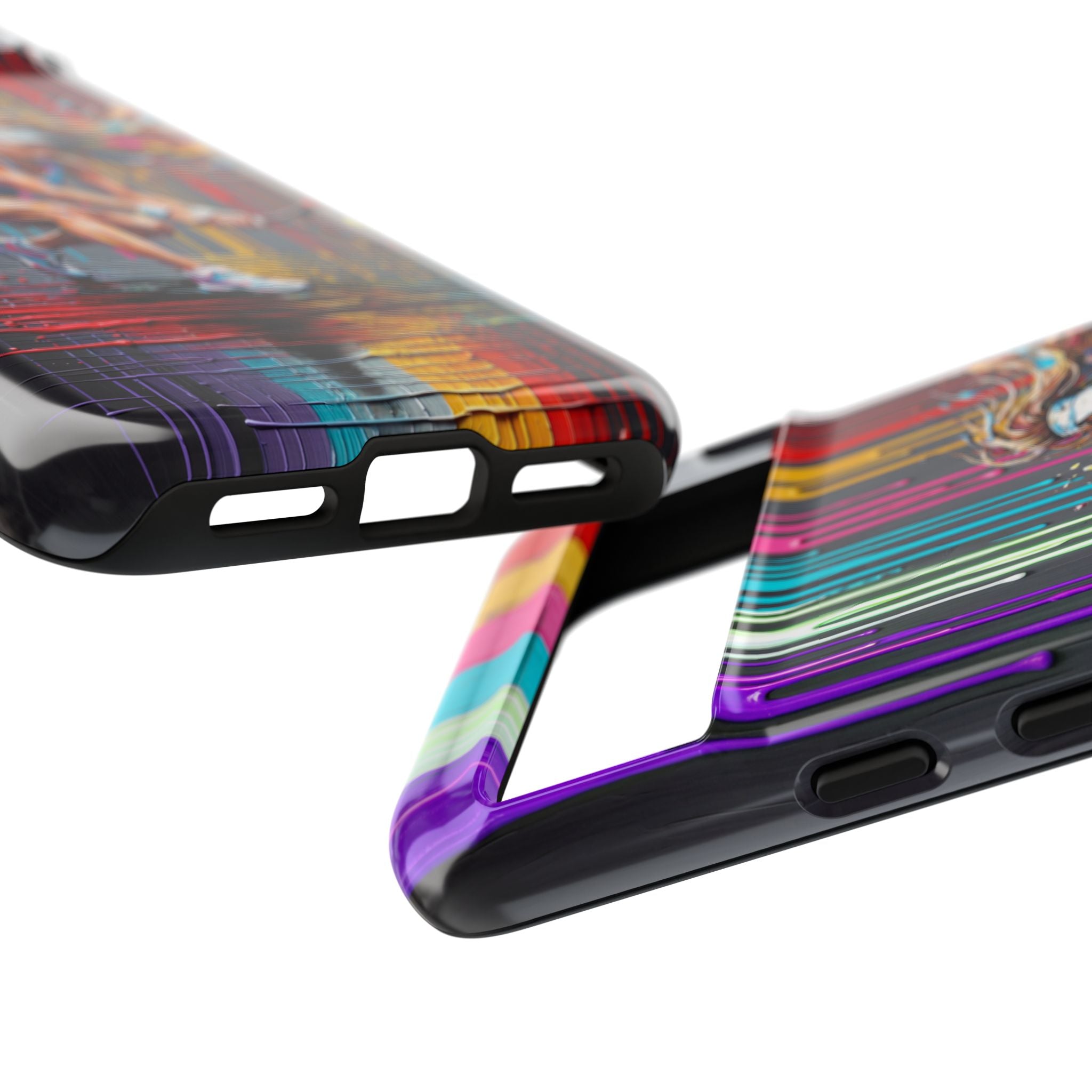 Colour Splash Tennis Google Pixel Phone Case | Vibrant Female Player Art