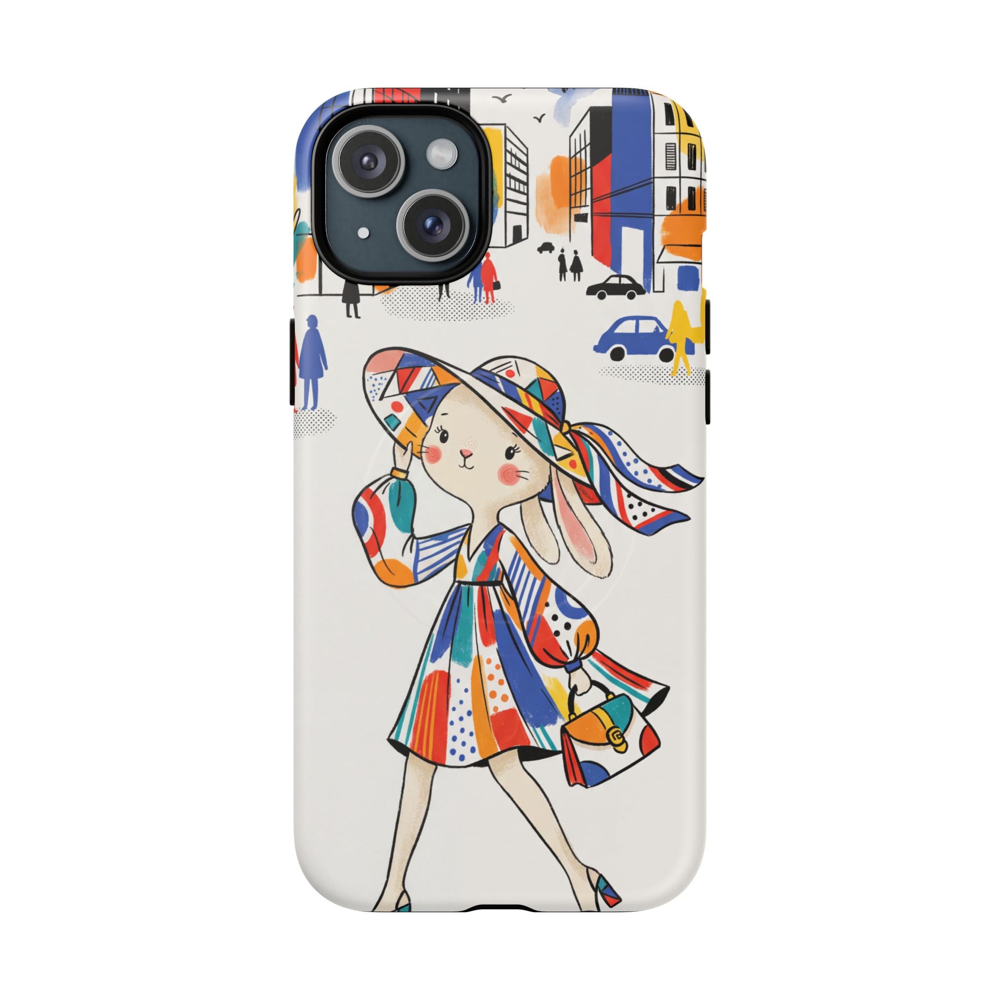 Chic Bunny City MagSafe iPhone Case