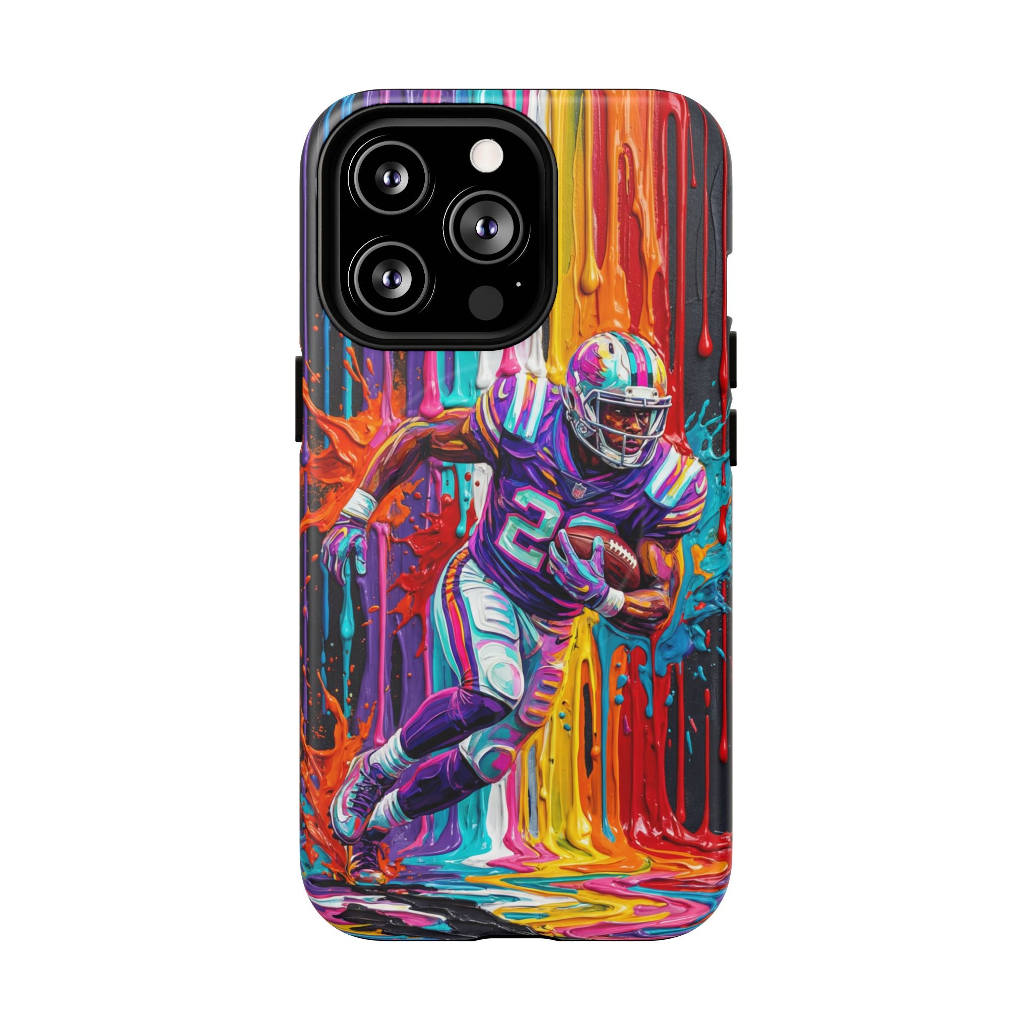 Vibrant American Football Runner MagSafe iPhone Case