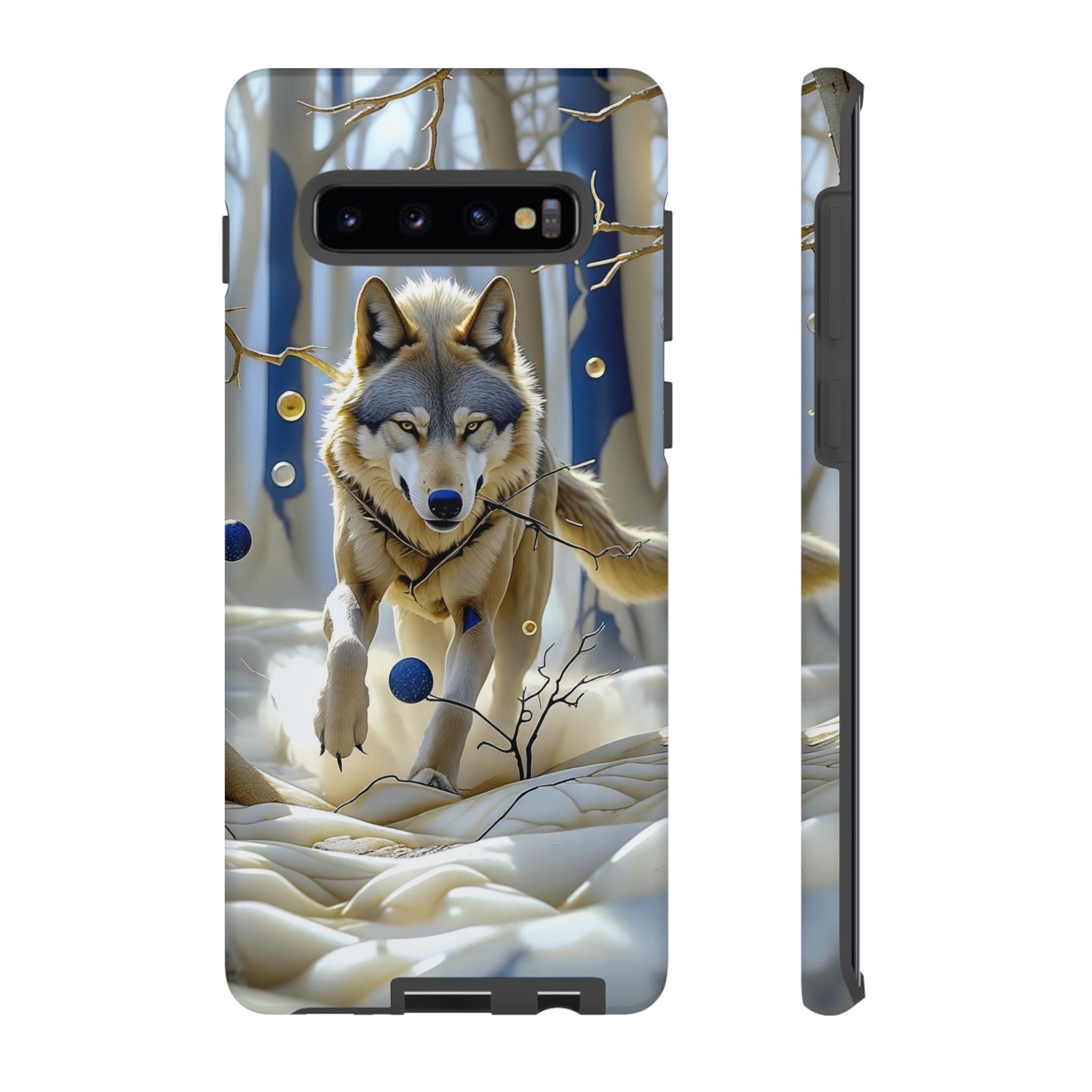 Wolf in Snow Samsung Galaxy Case — Rugged Wildlife