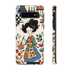 Whimsical Chef Kitchen Illustration Samsung Galaxy Phone Case