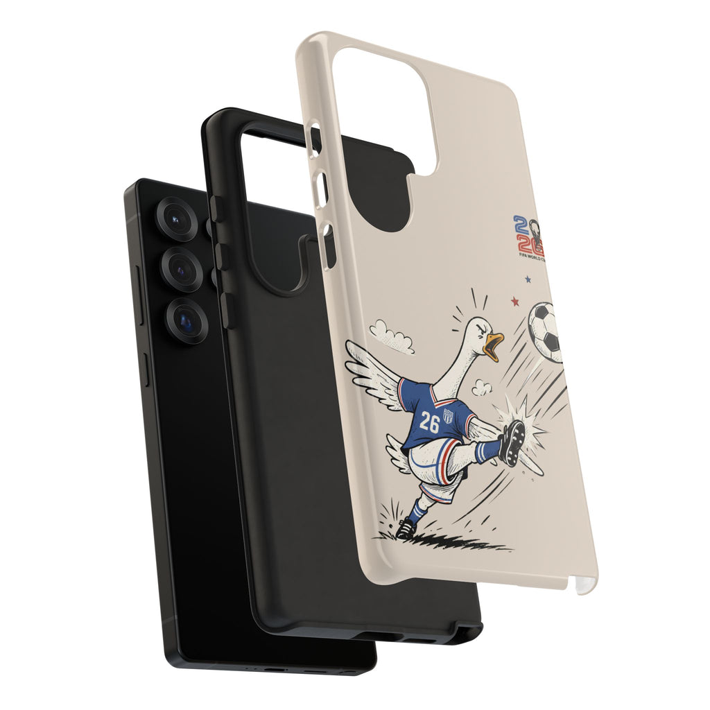Soccer Goose Samsung Galaxy Phone Case | Funny Sports Bird Cover