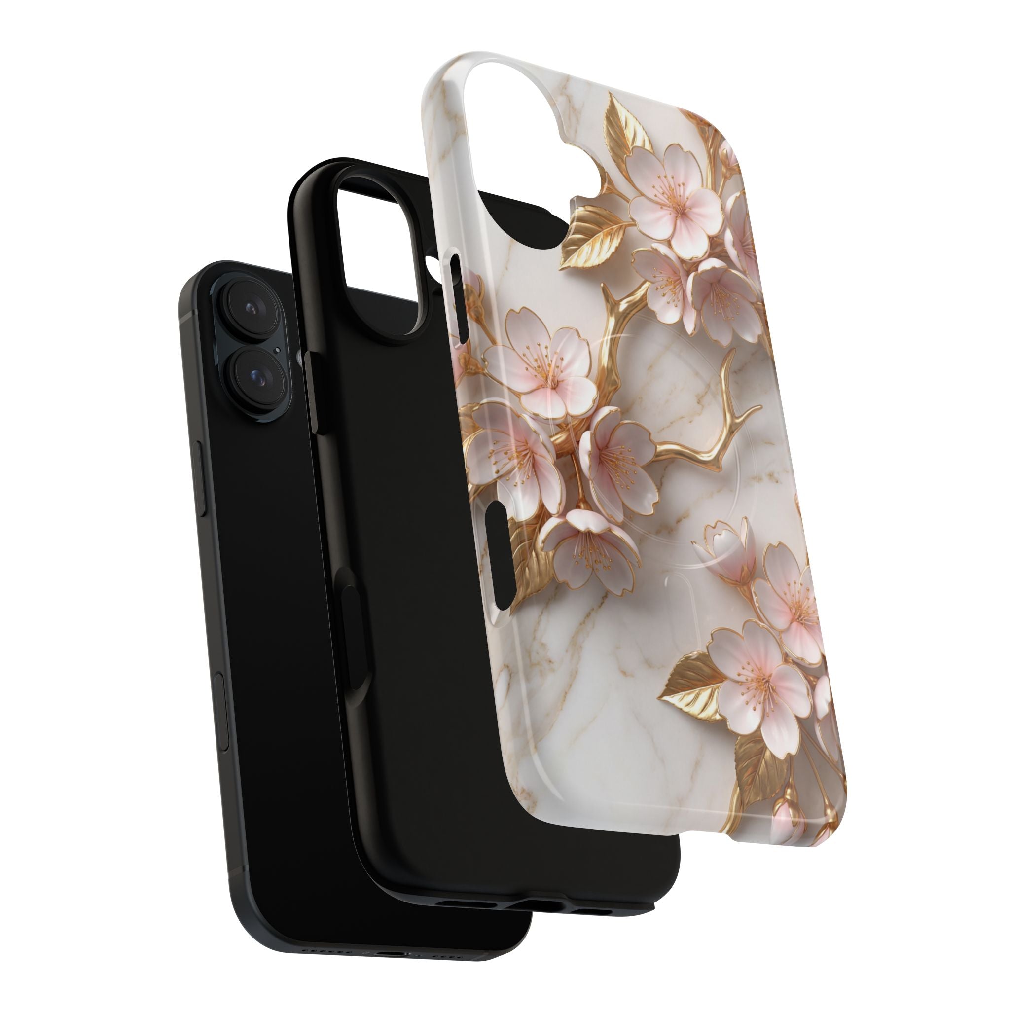 Floral Cherry Blossom MagSafe Phone Case — Tough Protective iPhone Cover
