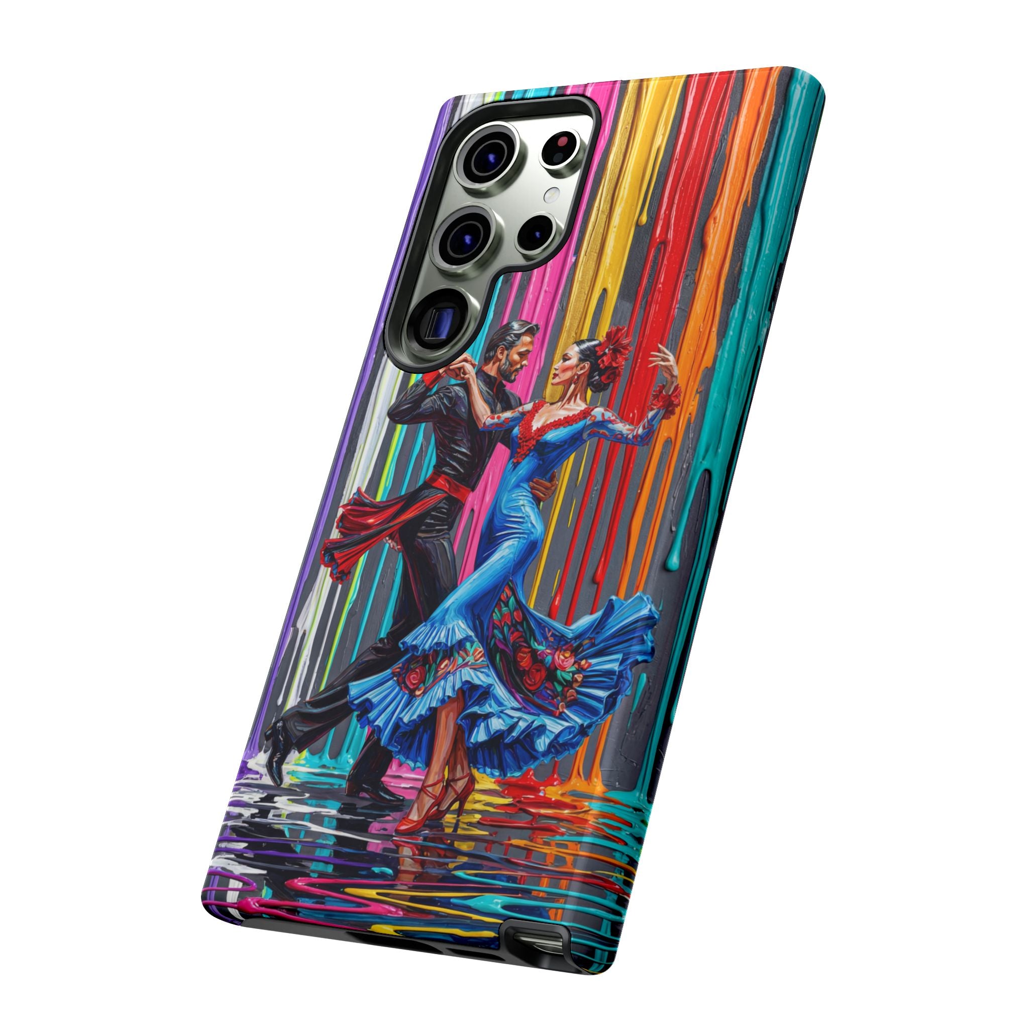 Colorful Tango Samsung Galaxy Phone Case | Vibrant Dancing Couple Art Protection