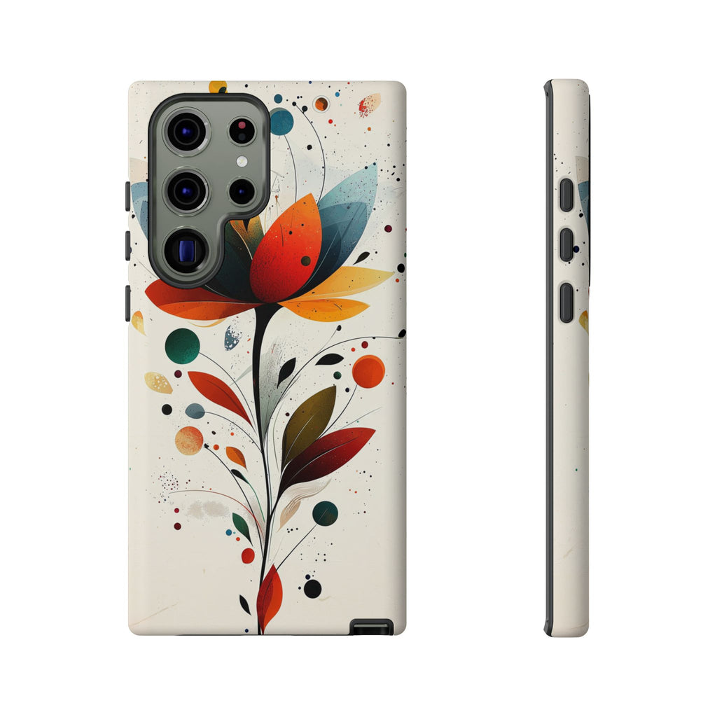 Floral Art Samsung Galaxy Case | Colourful Abstract Bloom