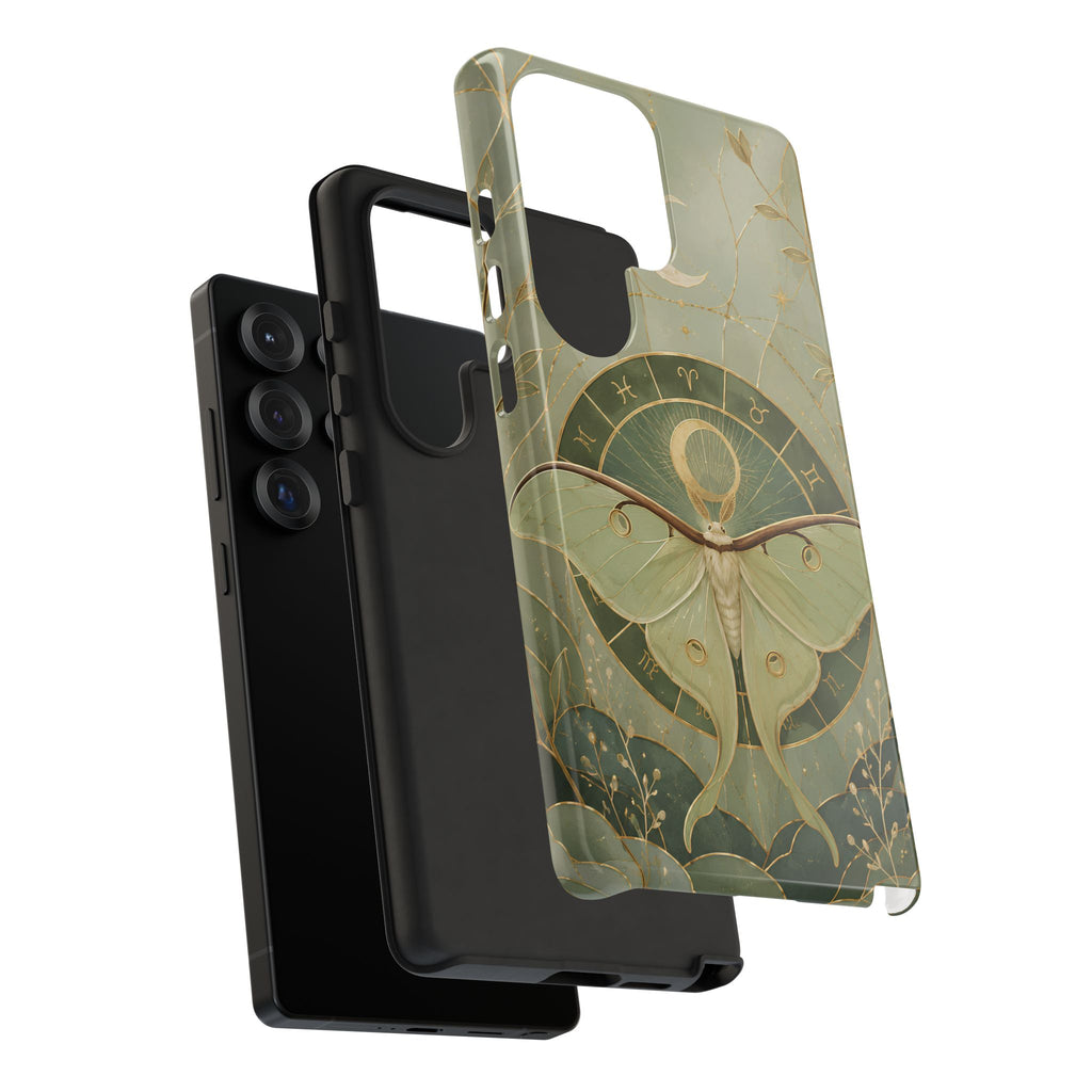 Luna Moth Samsung Galaxy Phone Case | Celestial Moth Phone Case