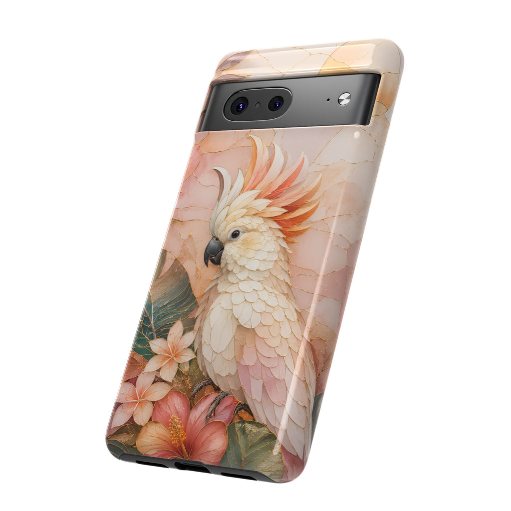 Cockatoo Google Pixel Phone Case | Tropical Bird Phone Case