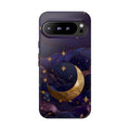 Moon & Stars Google Pixel Phone Case | Celestial Crescent Moon Phone Case