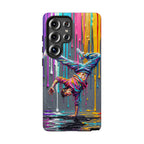 Colorful Breakdancer Graffiti Tough Samsung Galaxy Phone Case