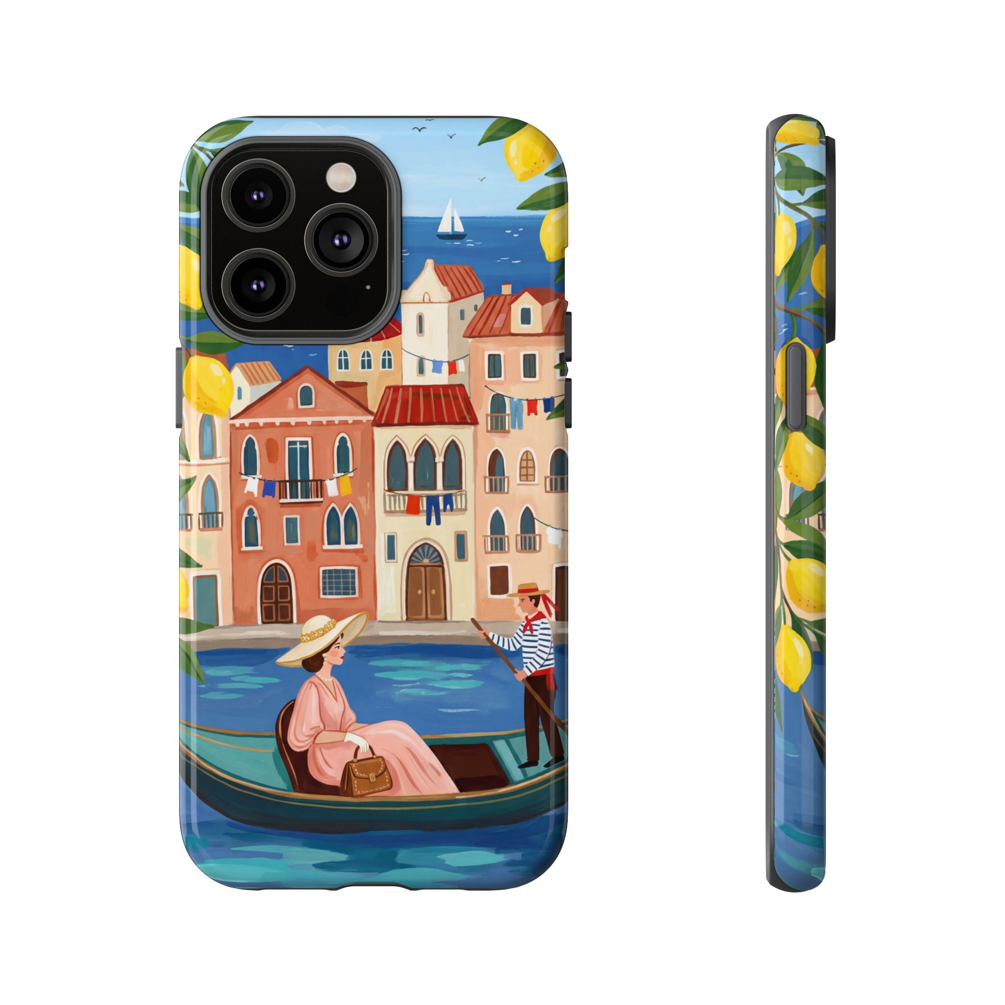 Venetian Gondola iPhone Case | Lemon Coast Waterfront Travel