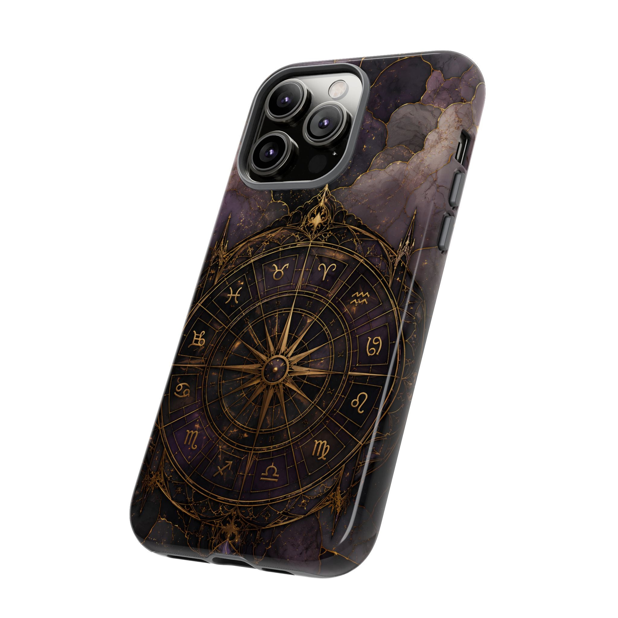 Vintage Astrology Compass iPhone Case | Celestial Zodiac iPhone Case