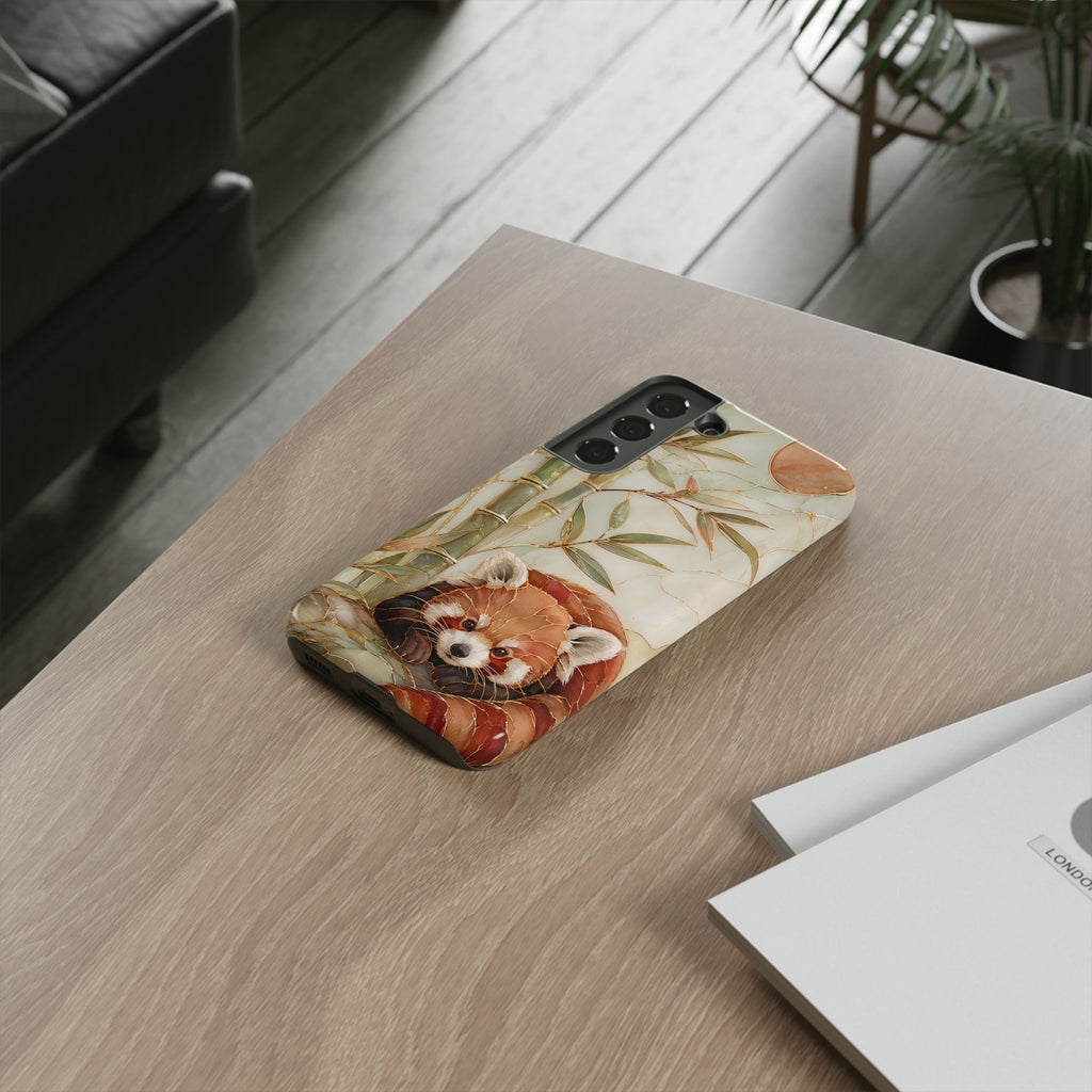 Red Panda Samsung Galaxy Phone Case | Bamboo Forest Phone Case