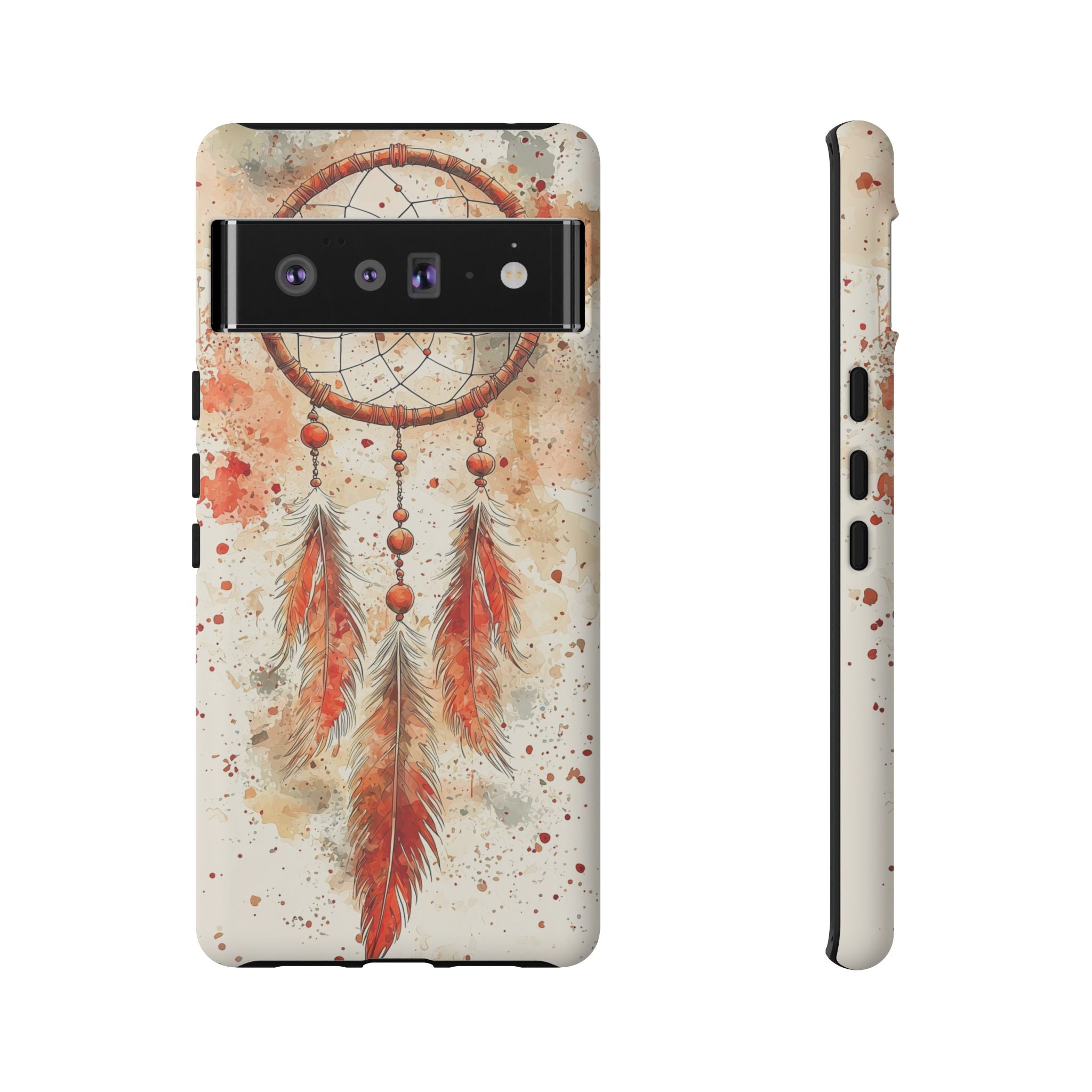 Dreamcatcher Tough Google Pixel Case | Watercolour Feather