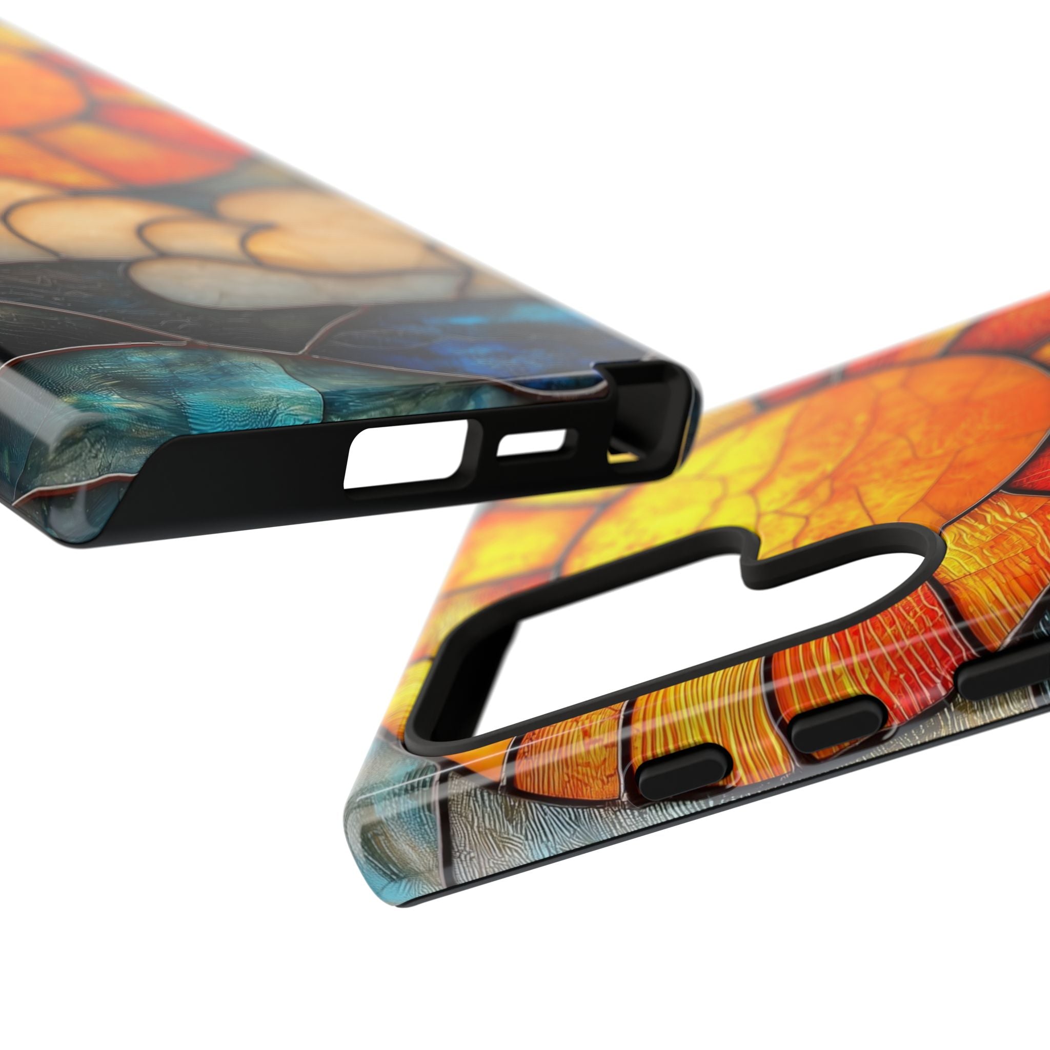 Stained Glass Sun & Clouds Samsung Galaxy Case