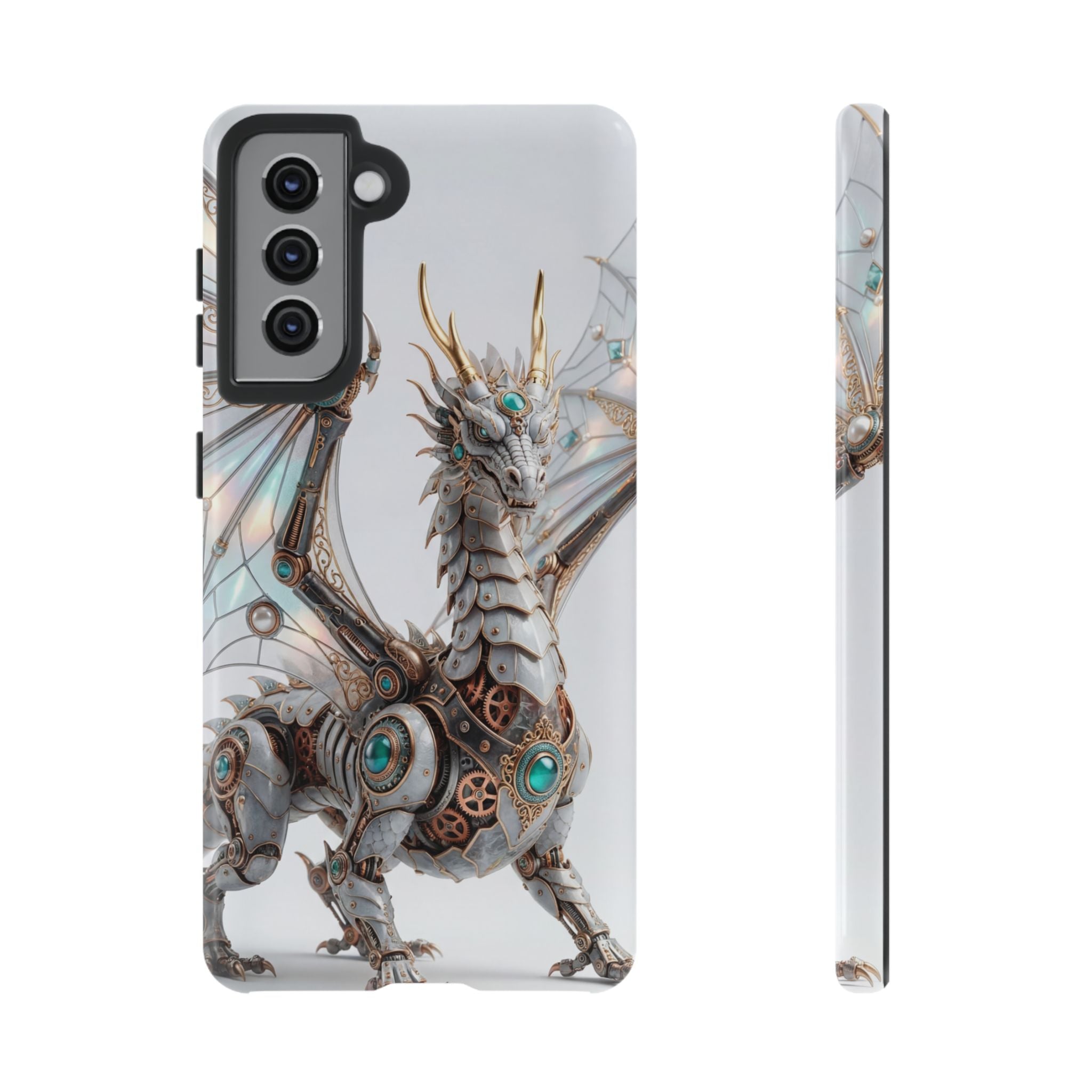 Steampunk Mechanical Dragon Samsung Galaxy Case — Fantasy Armor Protective Cover