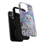 Mystic Owl Floral iPhone Case | Pastel Night Garden Protective Cover