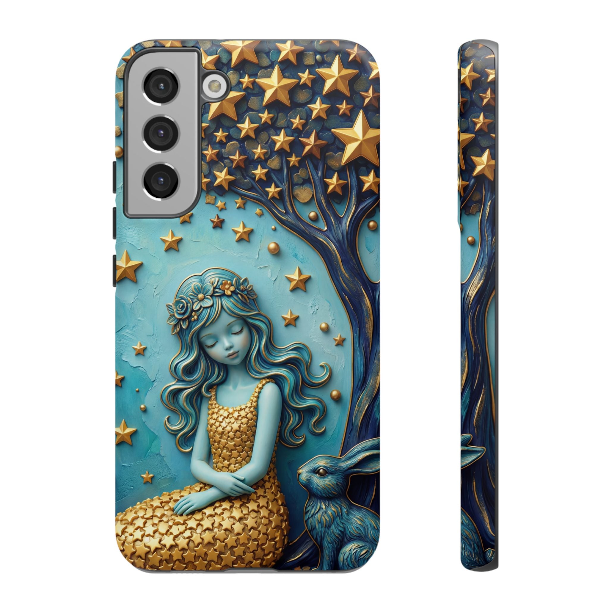 Dreamy Maiden & Star Tree Samsung Galaxy Phone Case