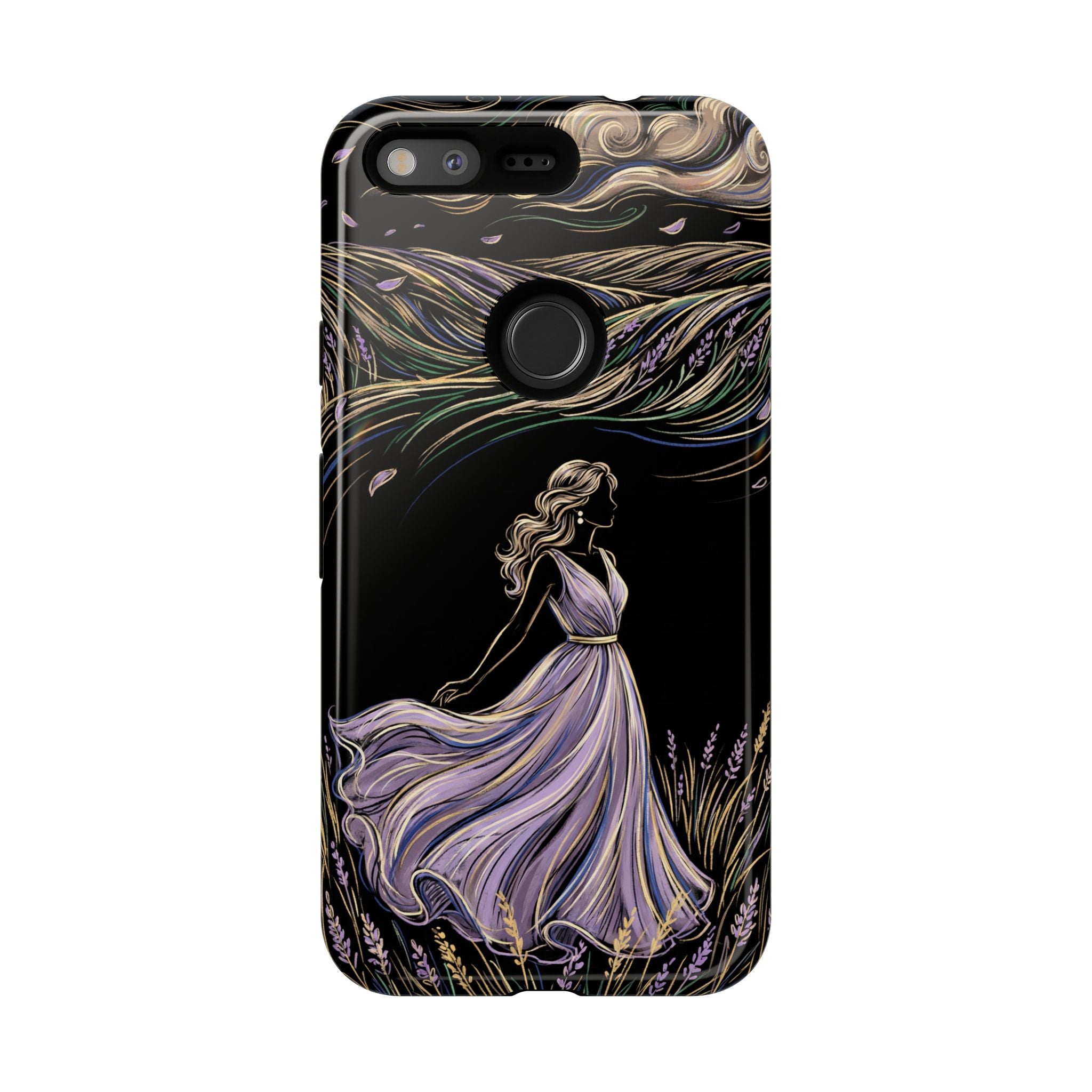 Lavender Breeze Google Pixel Phone Case | Elegant Dancing Woman Floral Protection