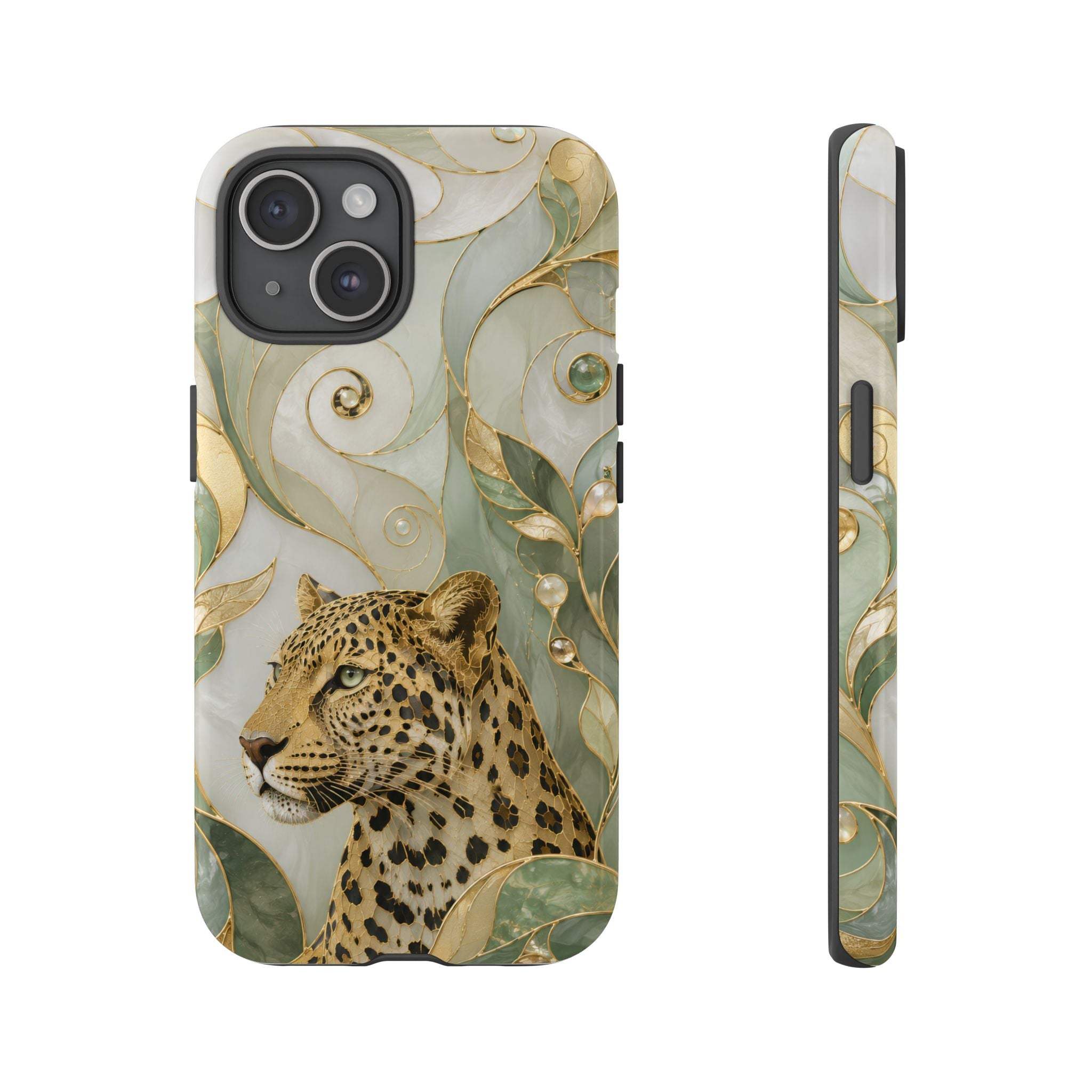 Leopard iPhone Case | Elegant Big Cat Art Cover