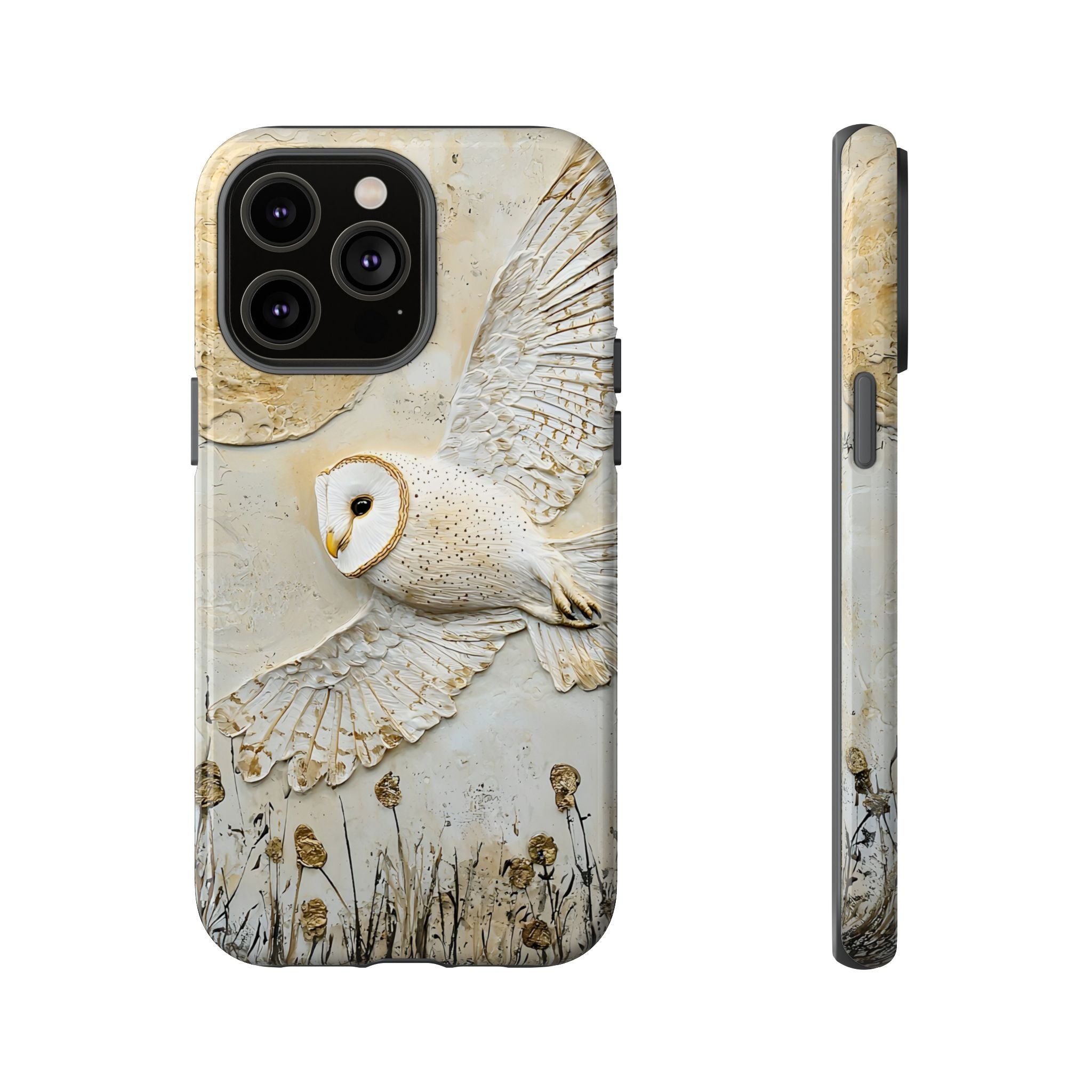 Barn Owl iPhone Case — Elegant Flying Owl Wildlife