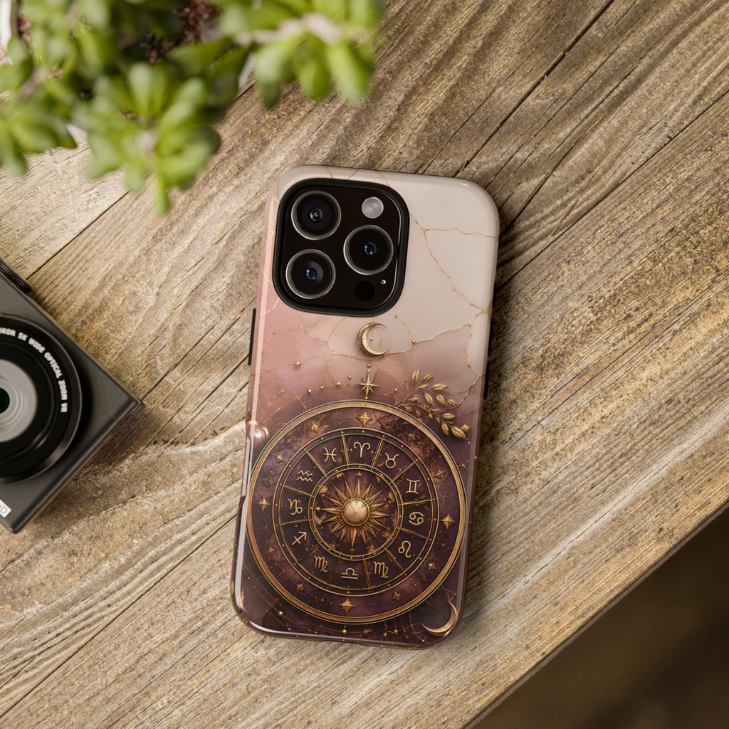 Zodiac Wheel iPhone Case | Celestial Astrology iPhone Case