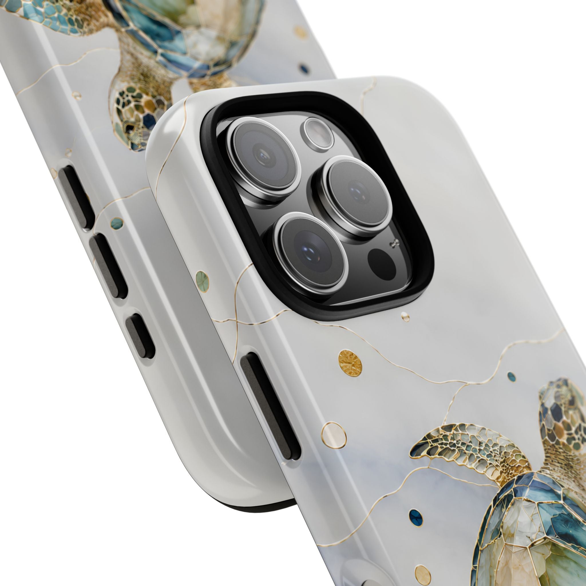 Sea Turtle Watercolor Phone Case — Ocean Animal Protective Tough Case