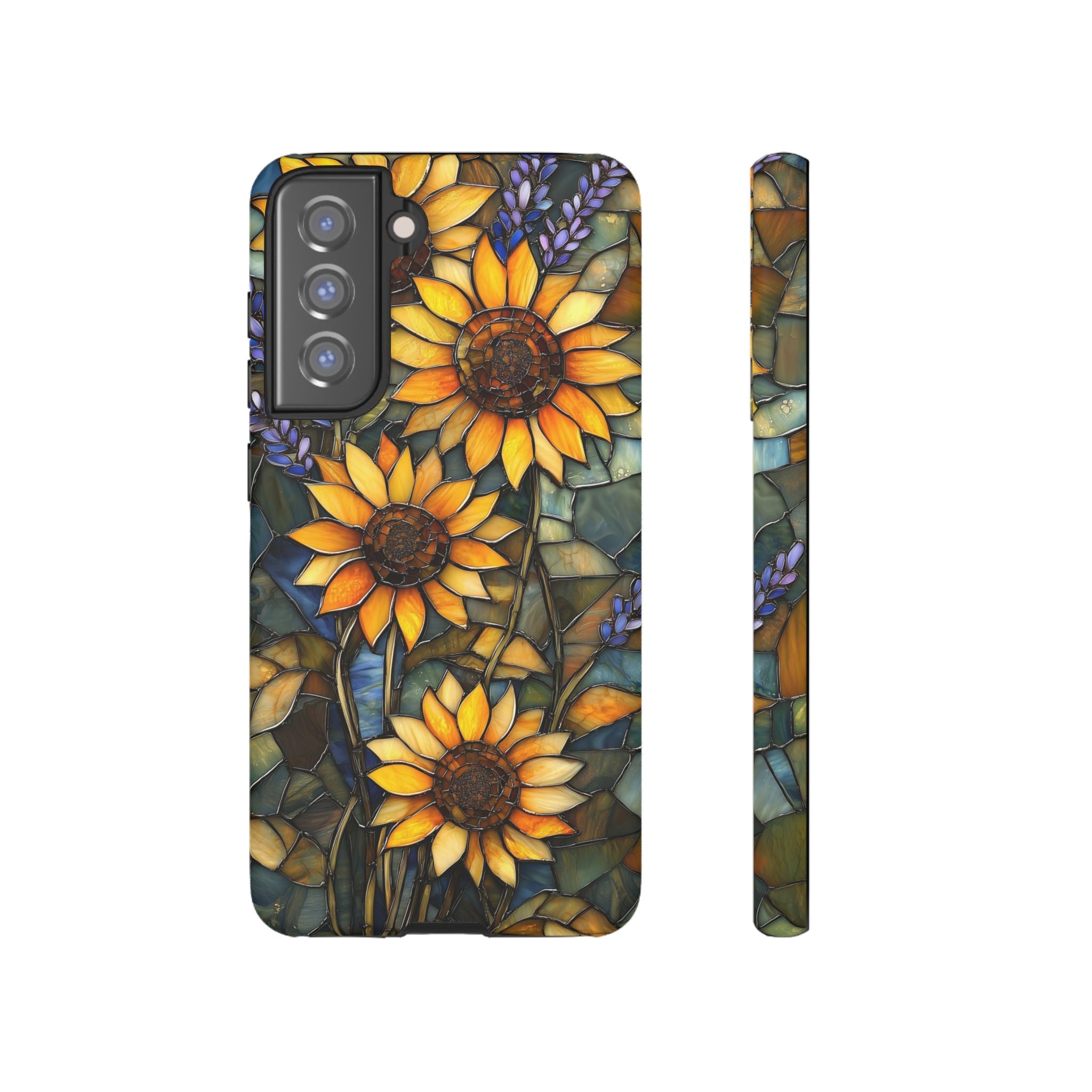 Sunflower Stained Glass Samsung Galaxy Case