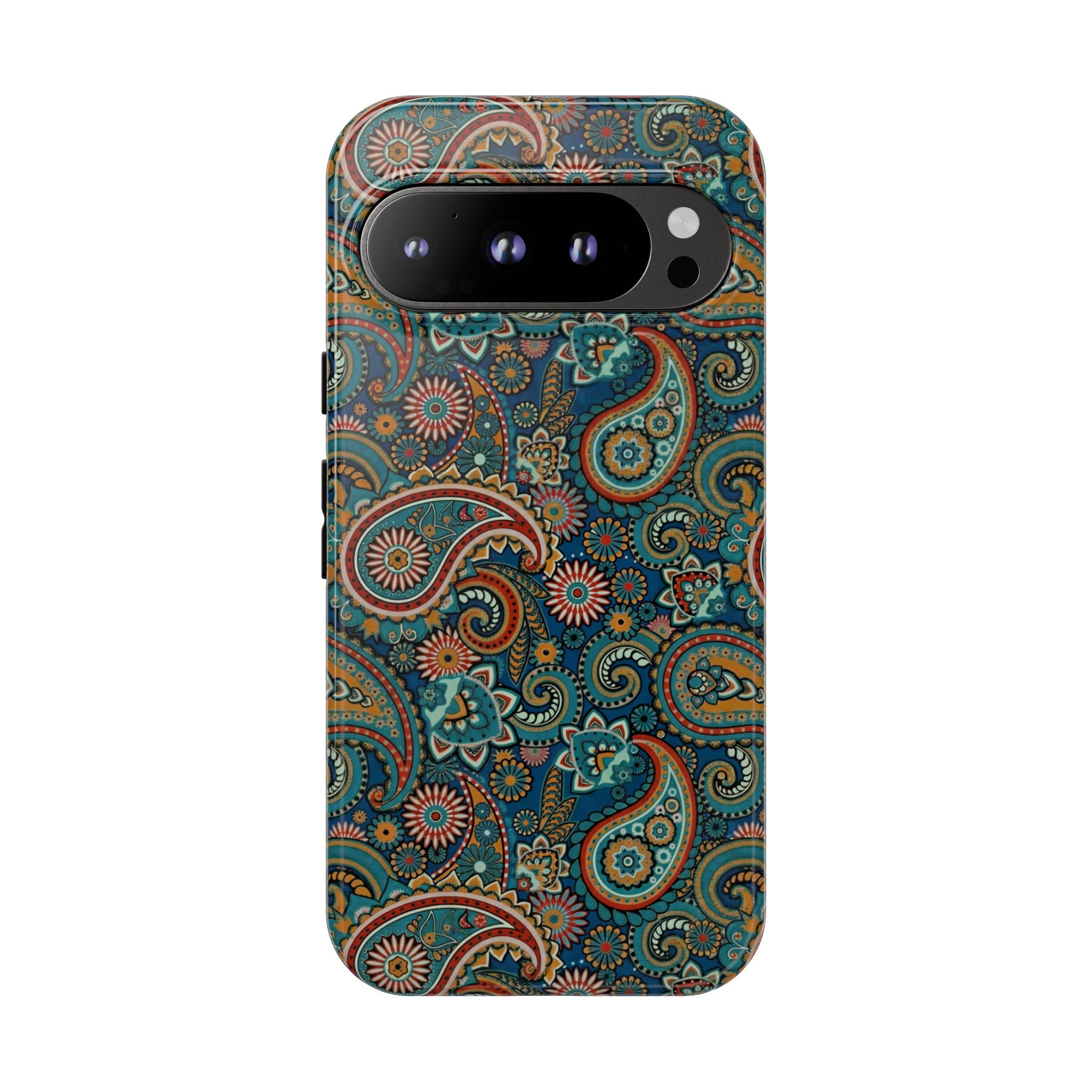 Batik Vibrant Paisley Protective Tough Google Pixel Case