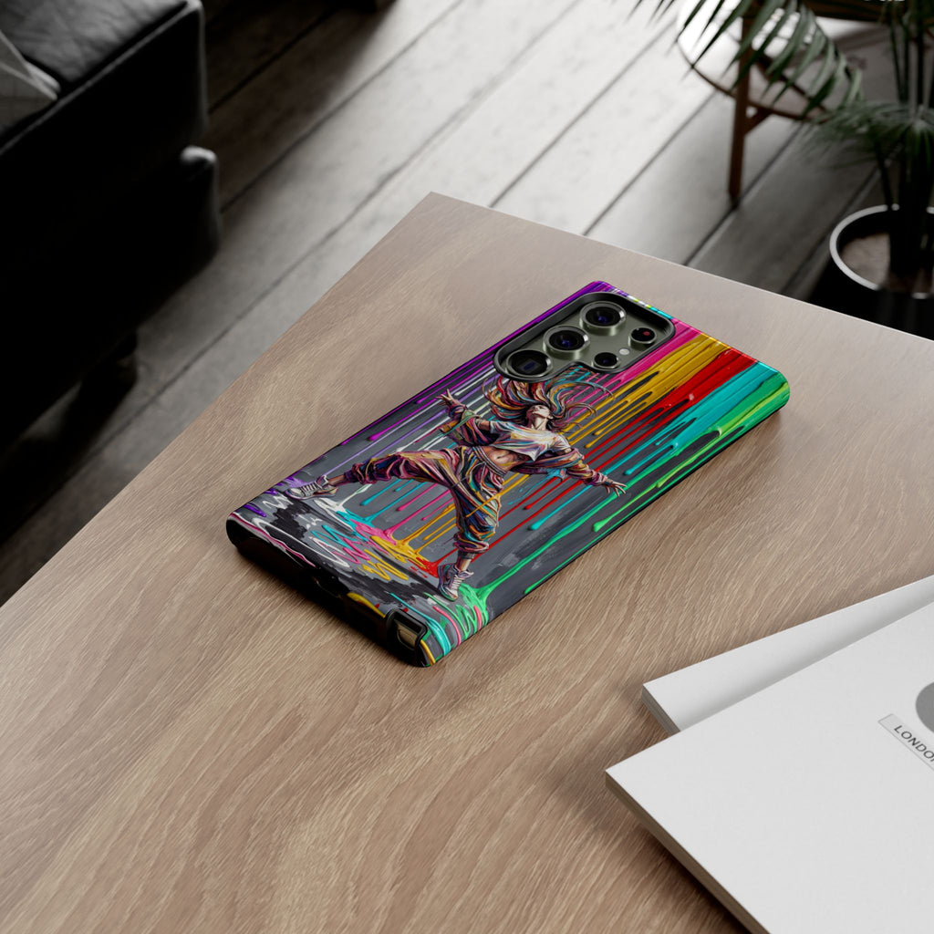 Samsung Galaxy Phone Case | Colorful Street Dance Drip Design
