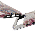 Floral Bee Moon Tough Google Pixel Phone Case | Protective Artistic Phone Cover