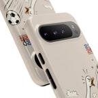 Soccer Goose Google Pixel Phone Case | Funny Sports Bird Cover