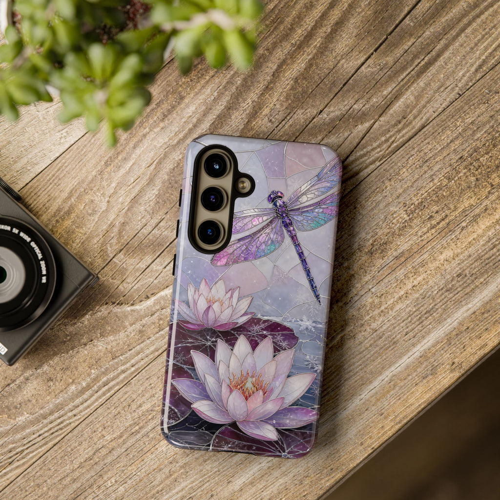 Dragonfly Samsung Galaxy Phone Case | Lotus Flower Phone Case